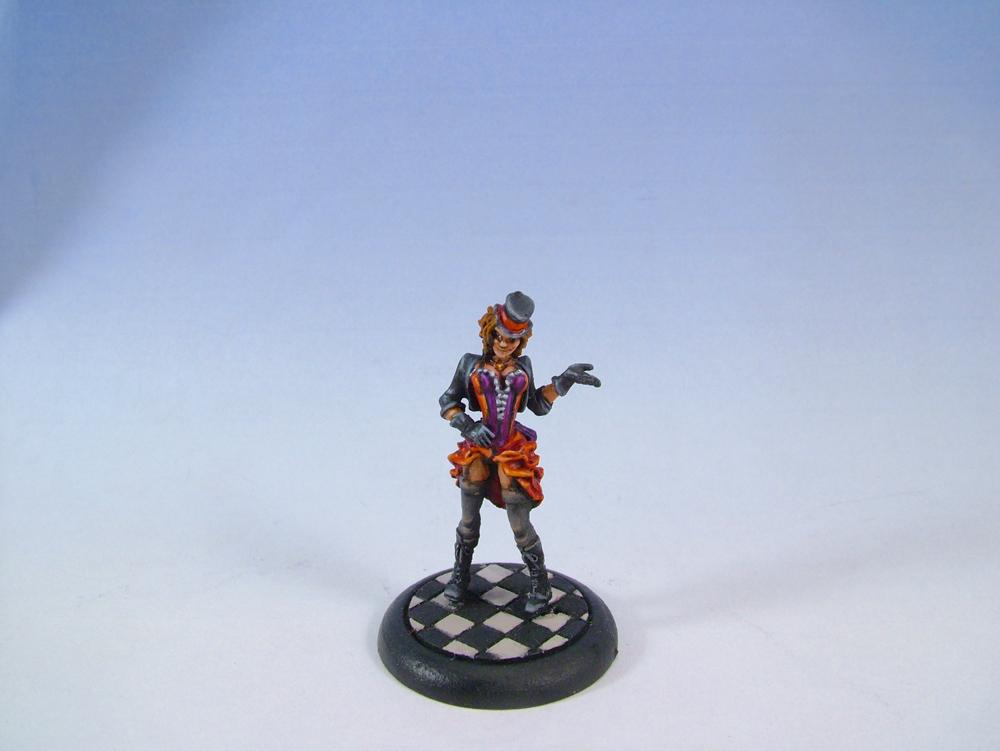 Colette, Commissions, Female, Malifaux, Showgirls, Steampunk, Stockings, Wyrd, Wyrd Games