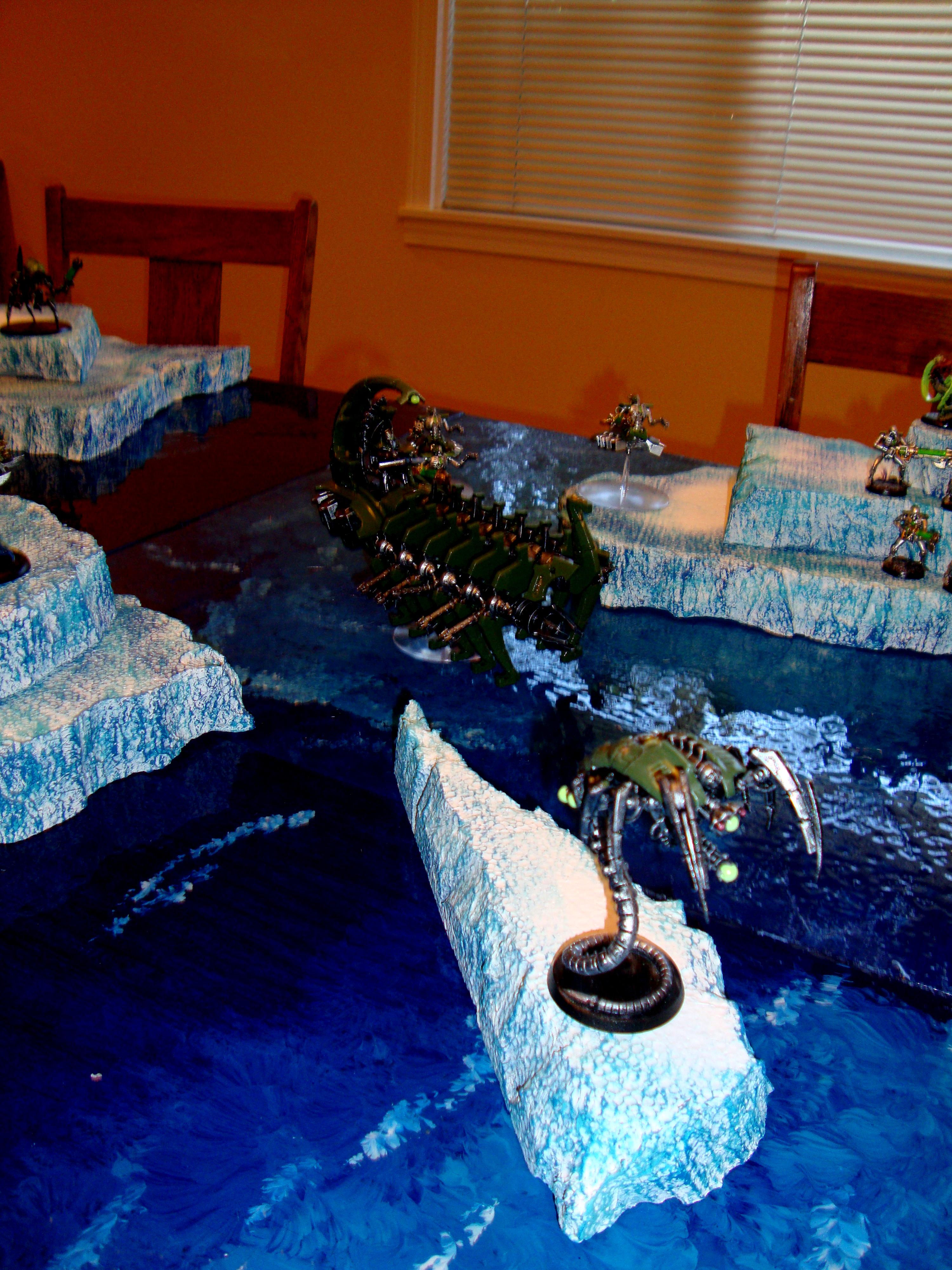 Blue, Glacier, Ice, Necrons, Sea, Winter