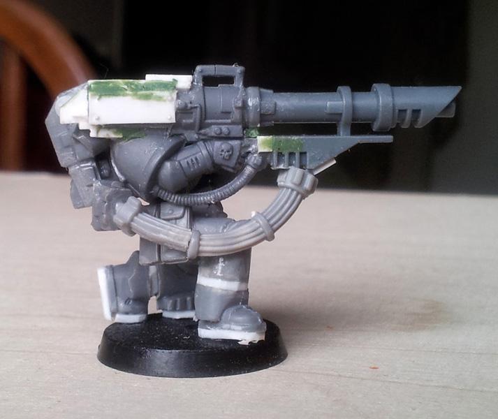 Heavy Weapon, Lascannon, Pace Marine, Space Marines