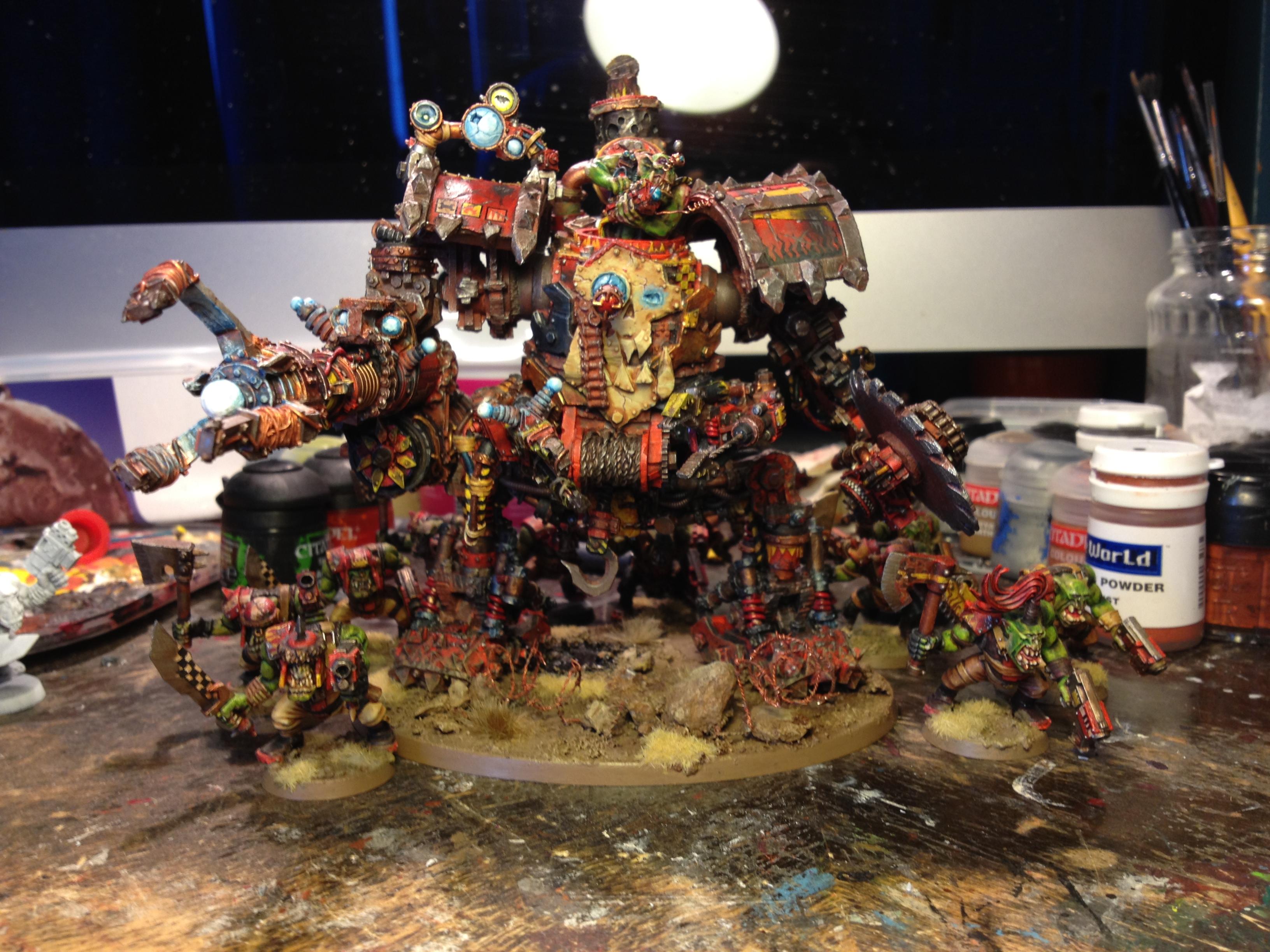Battlesuit, Conversion, Mecha, Orks, Warhammer 40,000