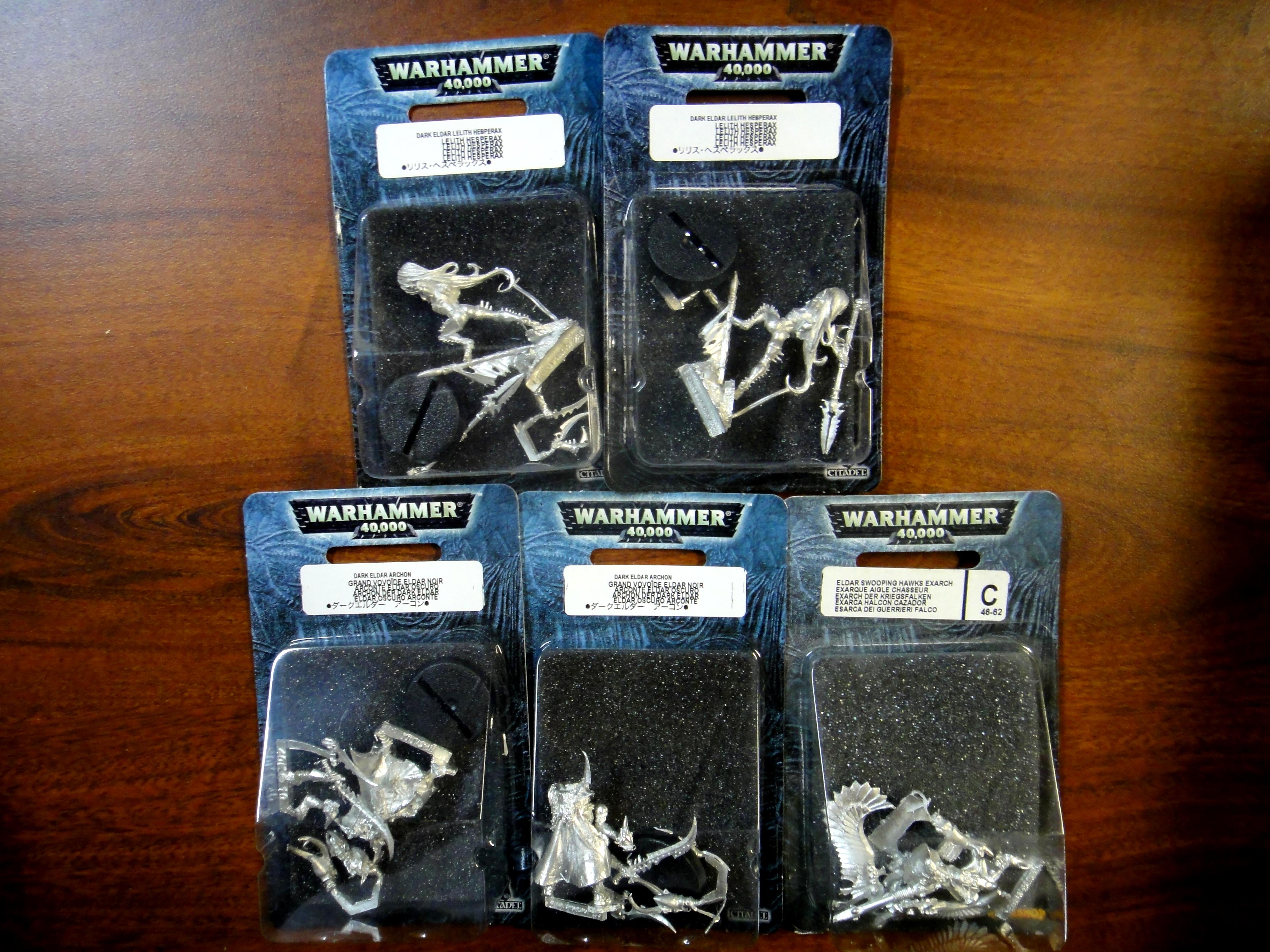 Pewter Eldar and Dark Eldar