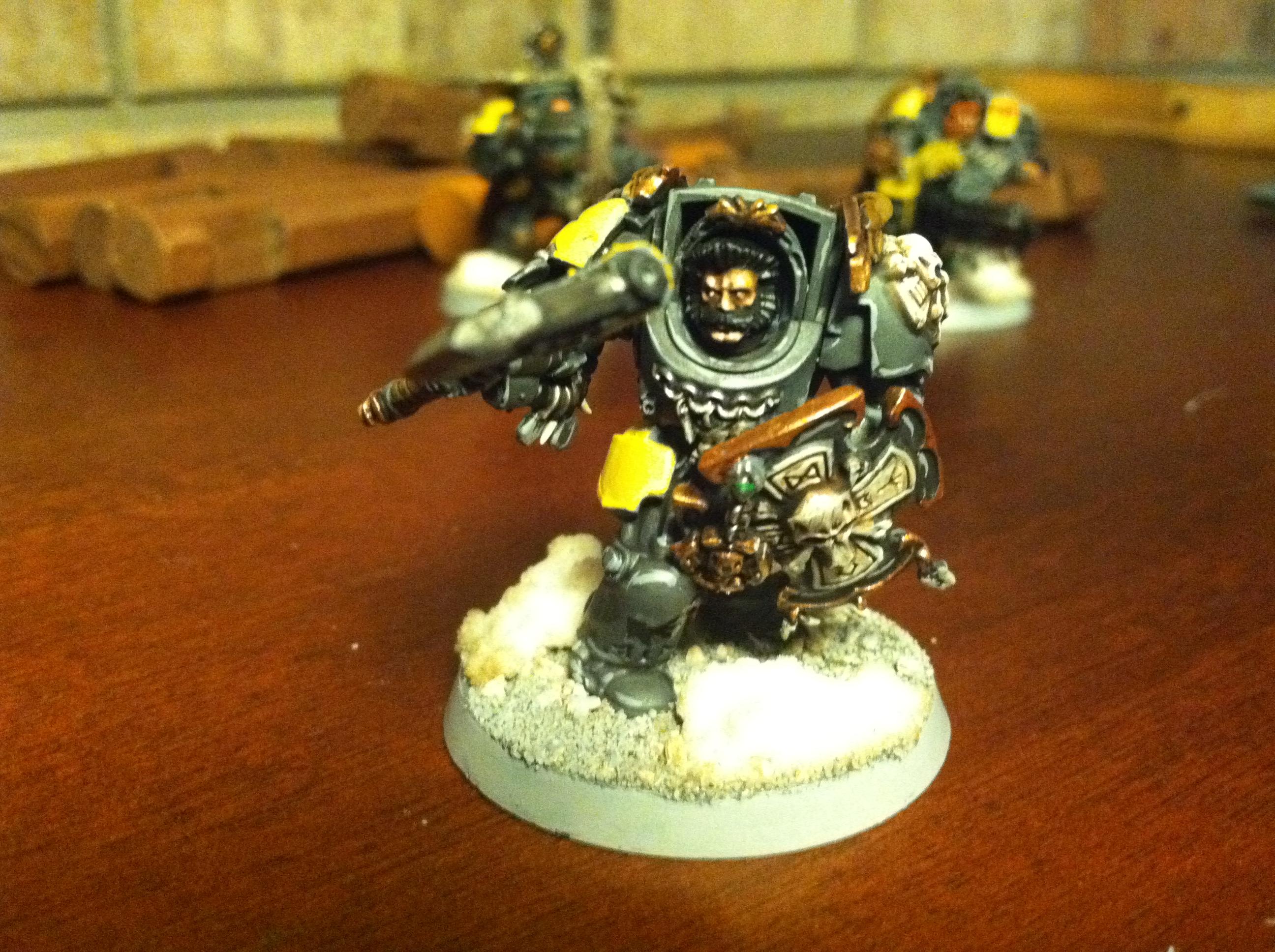 Space Wolves, Terminator Armor, Warhammer 40,000, Wolfguard