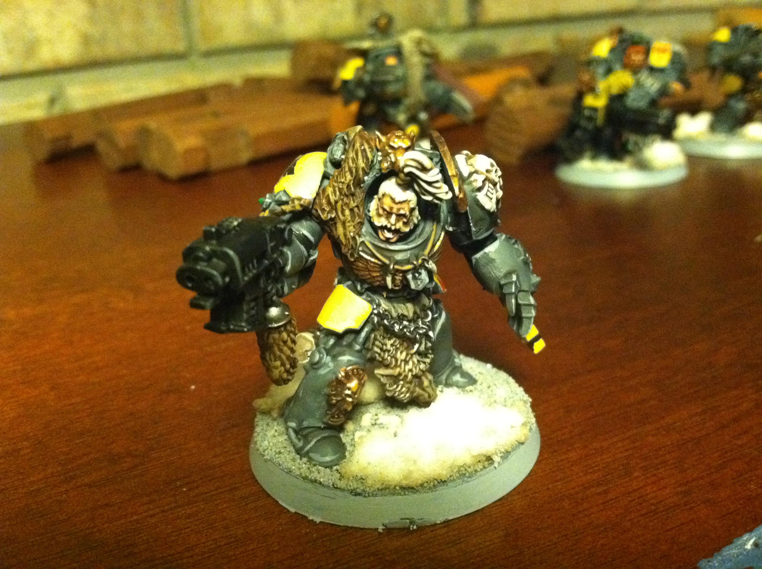 Space Wolves, Terminator Armor, Warhammer 40,000, Wolfguard