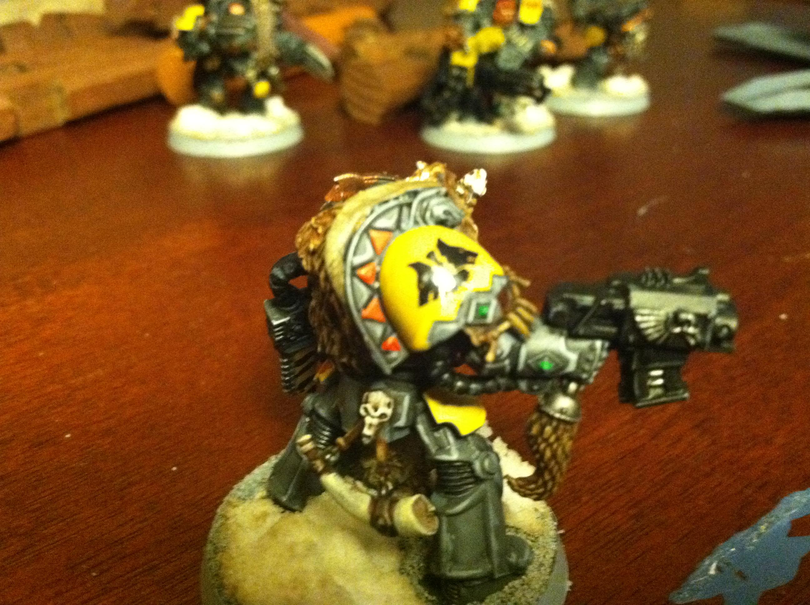 Space Wolves, Terminator Armor, Warhammer 40,000, Wolfguard