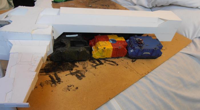 Aircraft, Lander, Space Craft, Space Marines, Thunderhawk, Warhawk