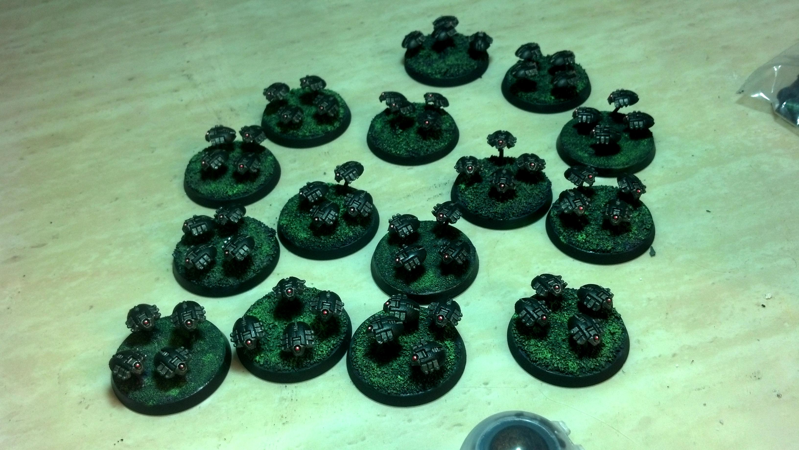 Necrons, Scarabs, Warhammer 40,000, Work In Progress