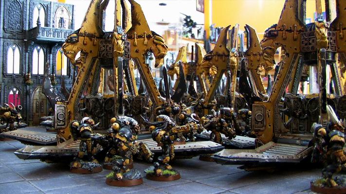 Beastmen, Drop, Pod, Space, Space Marines, Wolf