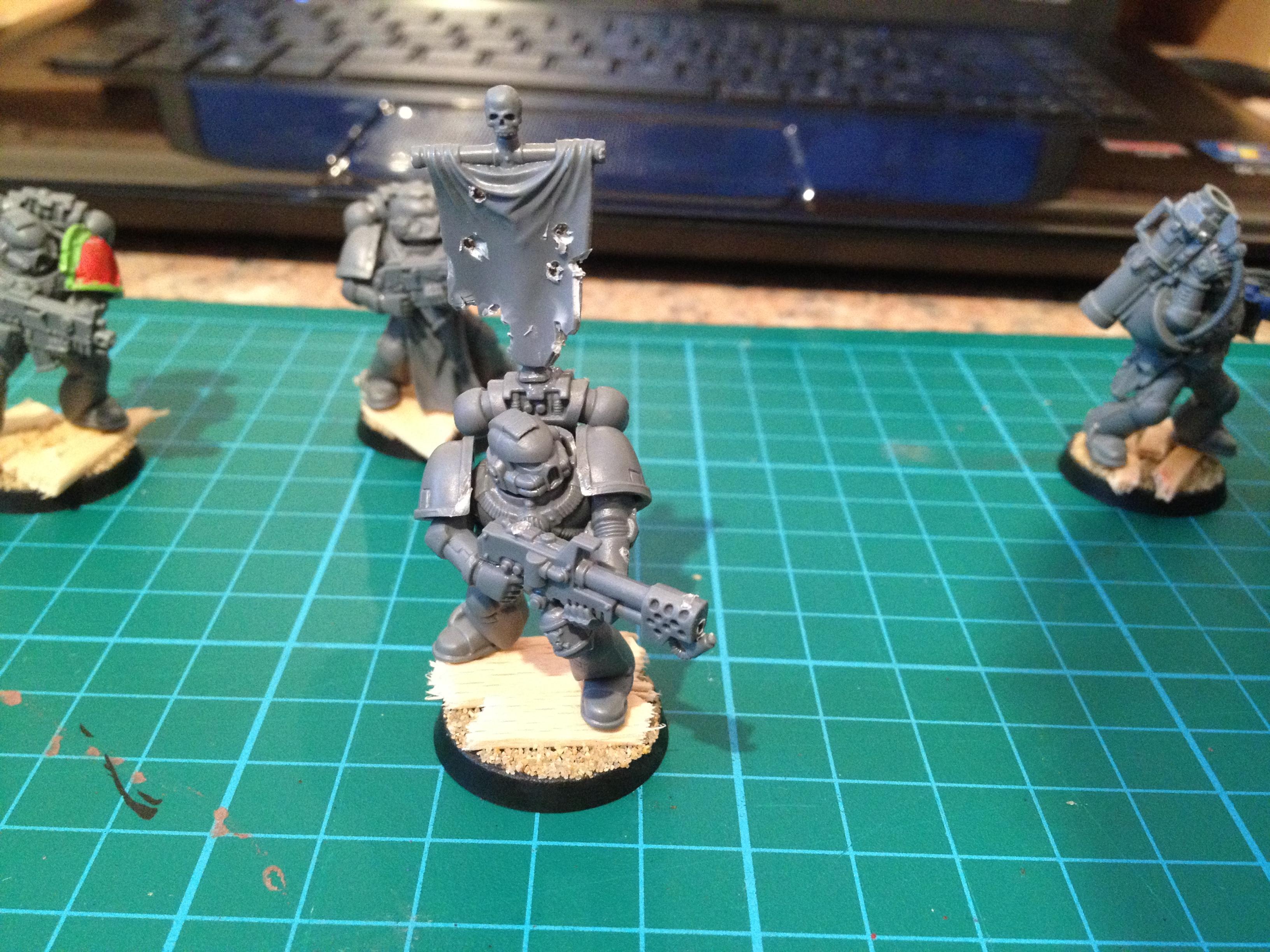 Marine with flamer