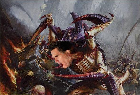 Humor, Photoshop, Romney, Tyranids