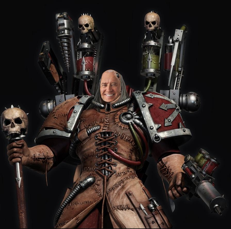 Biden, Chaos Space Marines, Fabius Bile, Humor, Obama, Photoshop