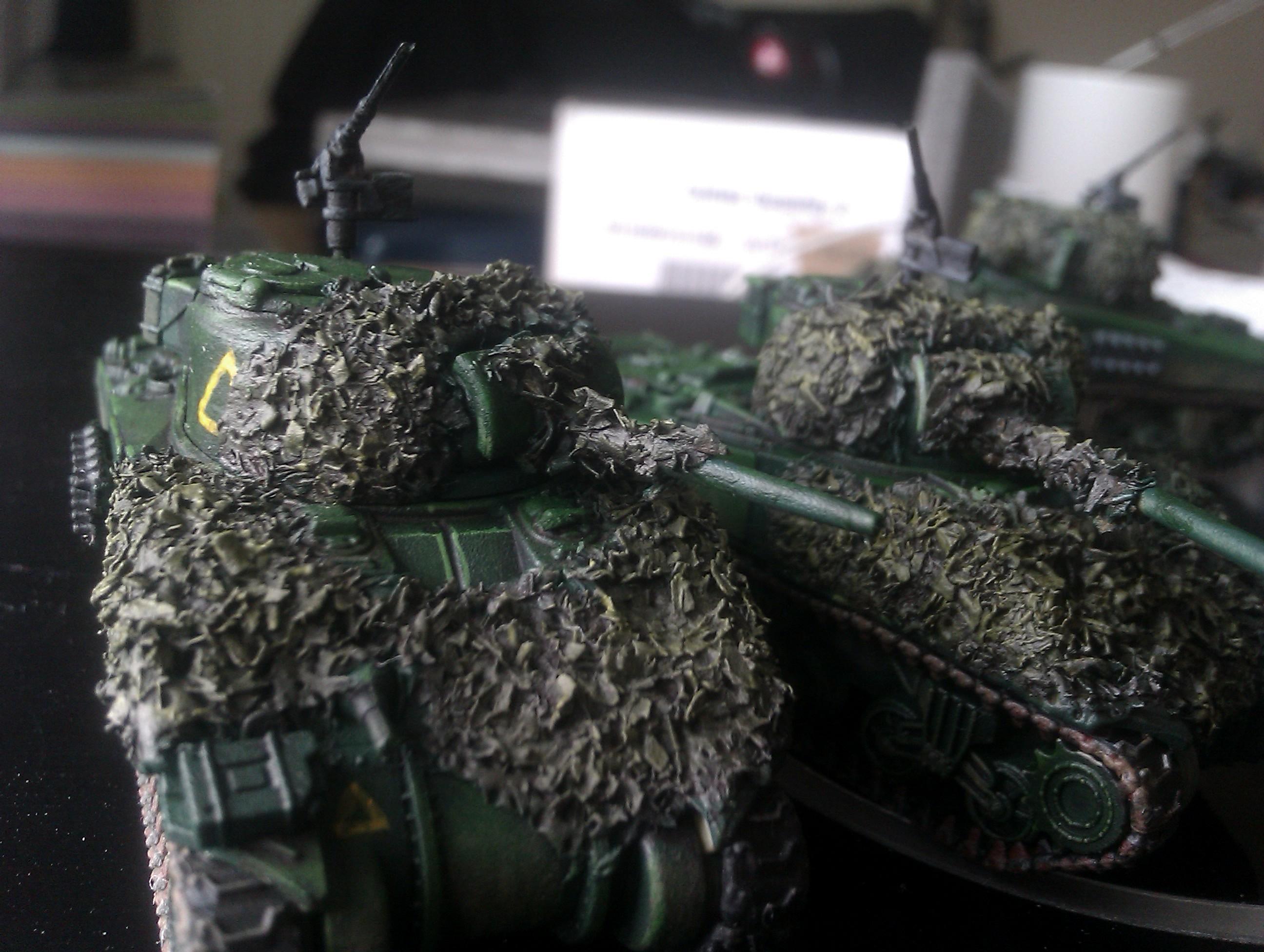 15mm, British, Camouflage, Company, Fireflies, Firefly, Flames, Net, Of, Plastic, Sherman, Soldier, War