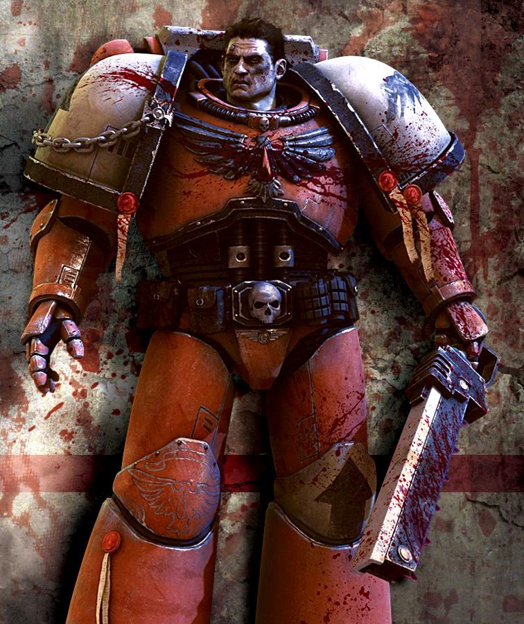 Artwork, Blood Ravens, Chainsword