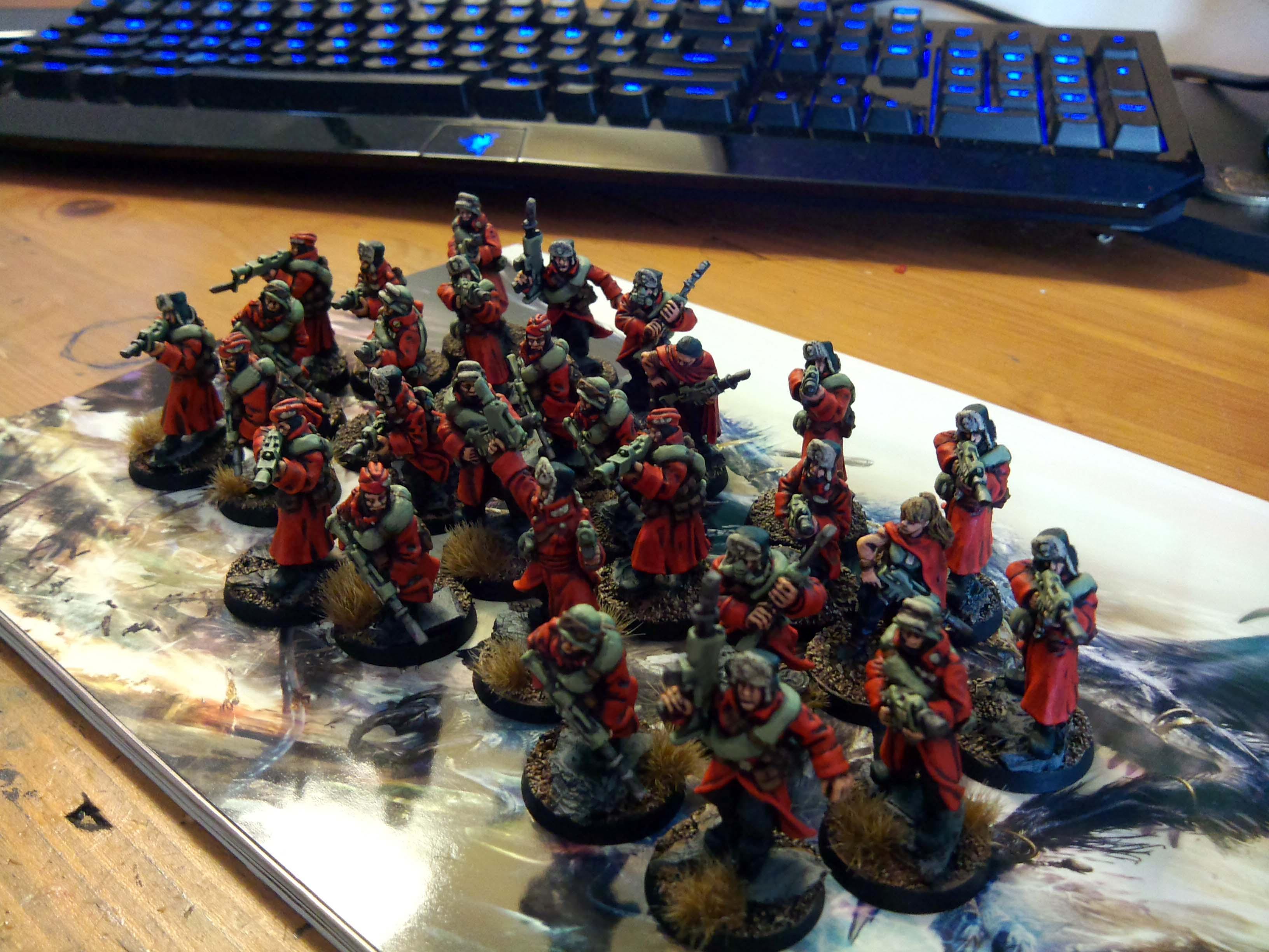 Conscripts, Imperial Guard Conscripts, Valhallan Conscripts, Valhallans