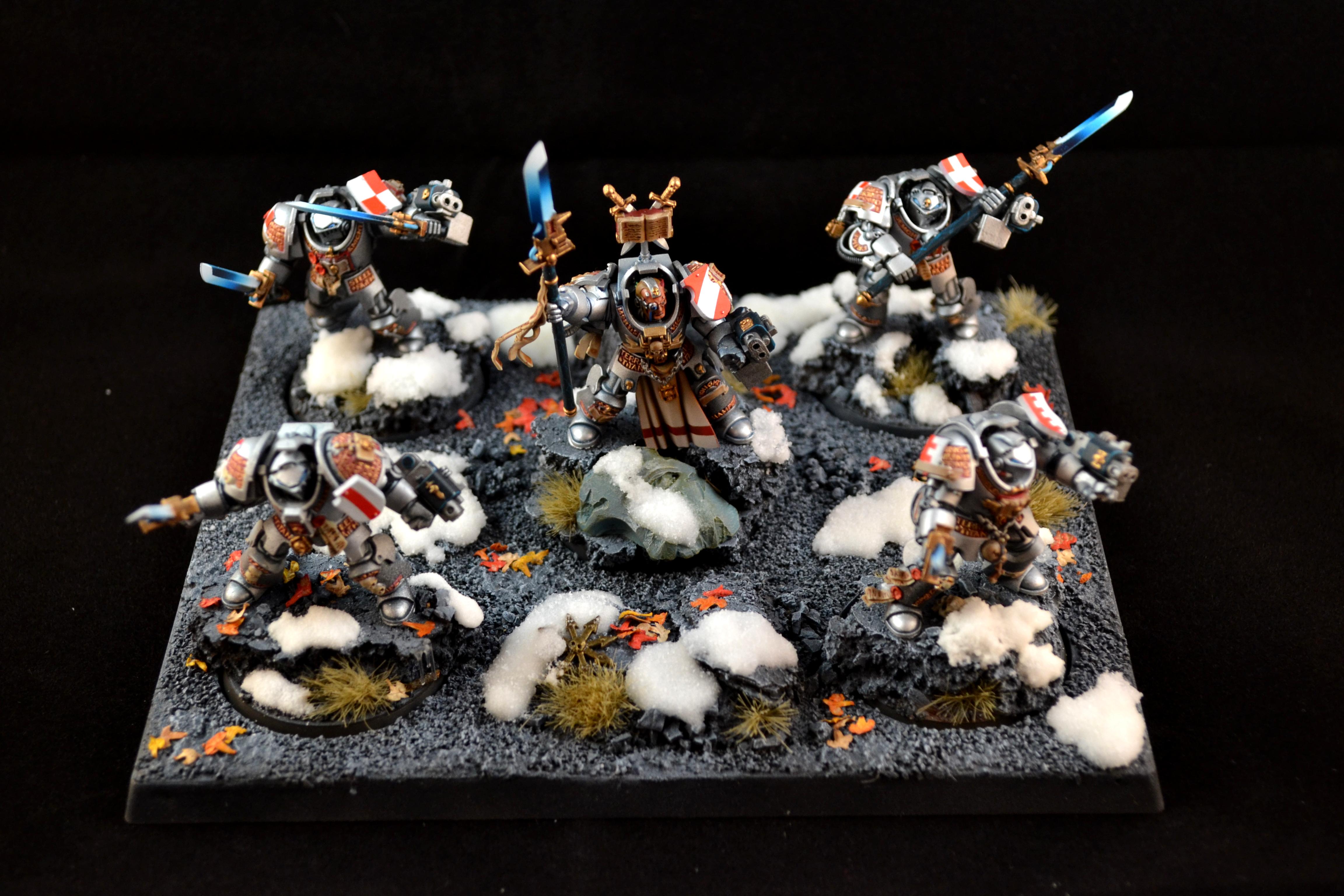 Display Board, Grey Knights, Terminator Armor