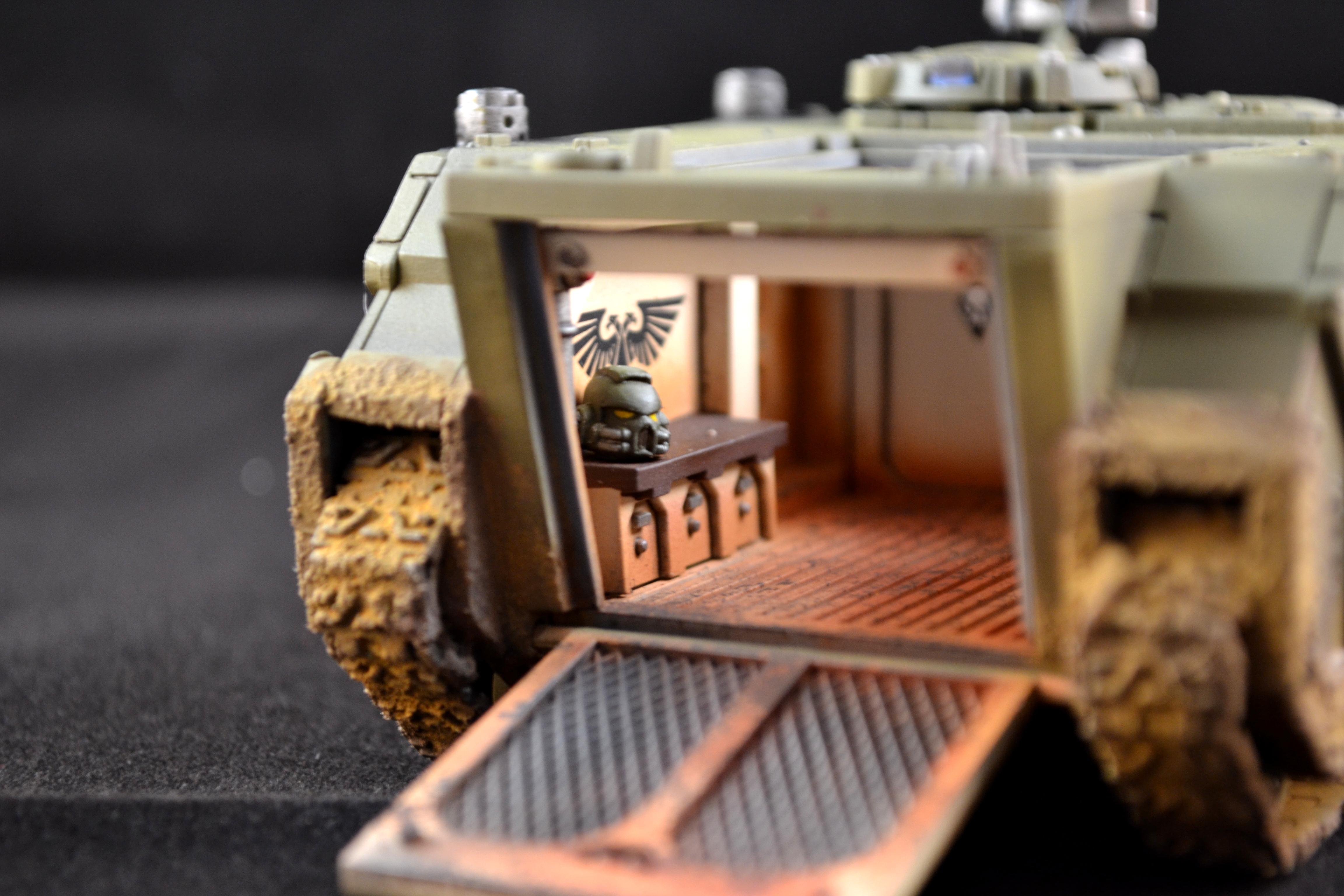 Interior, Raptors, Rhino, Space Marines