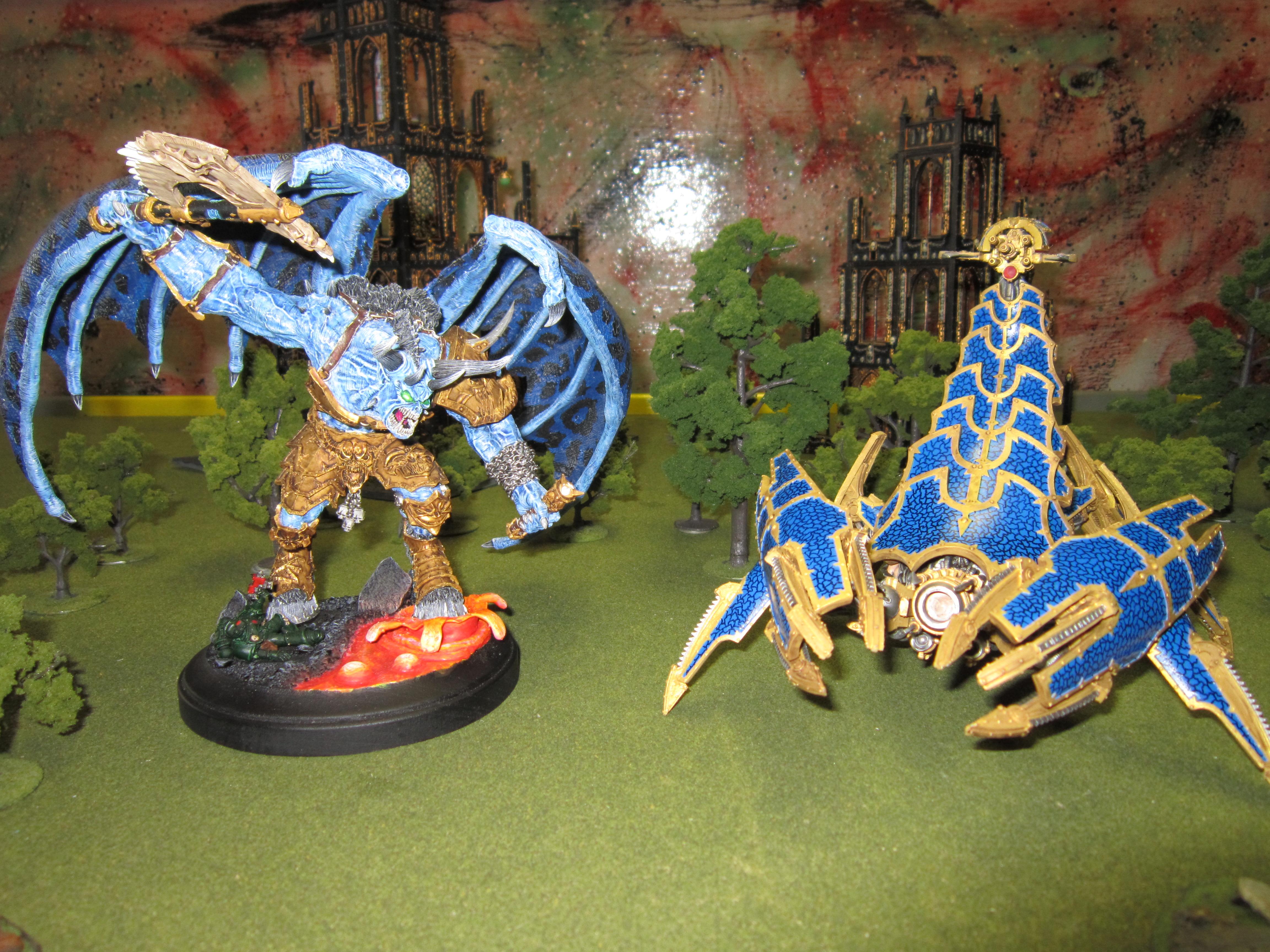 Bloodthirster, Brass Scorpion, Chaos, Daemons, Forge World, Scorpion