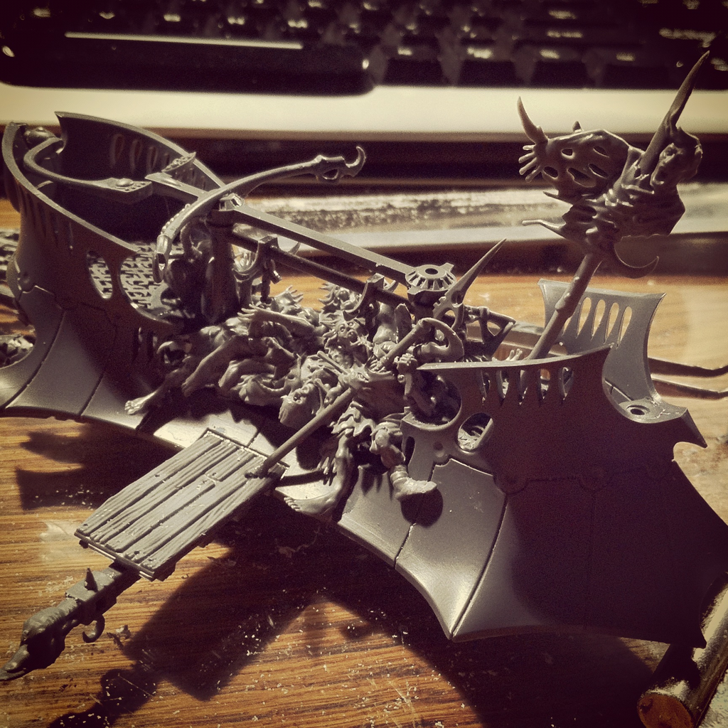 Corpse Cart, Dark Eldar, Work In Progress