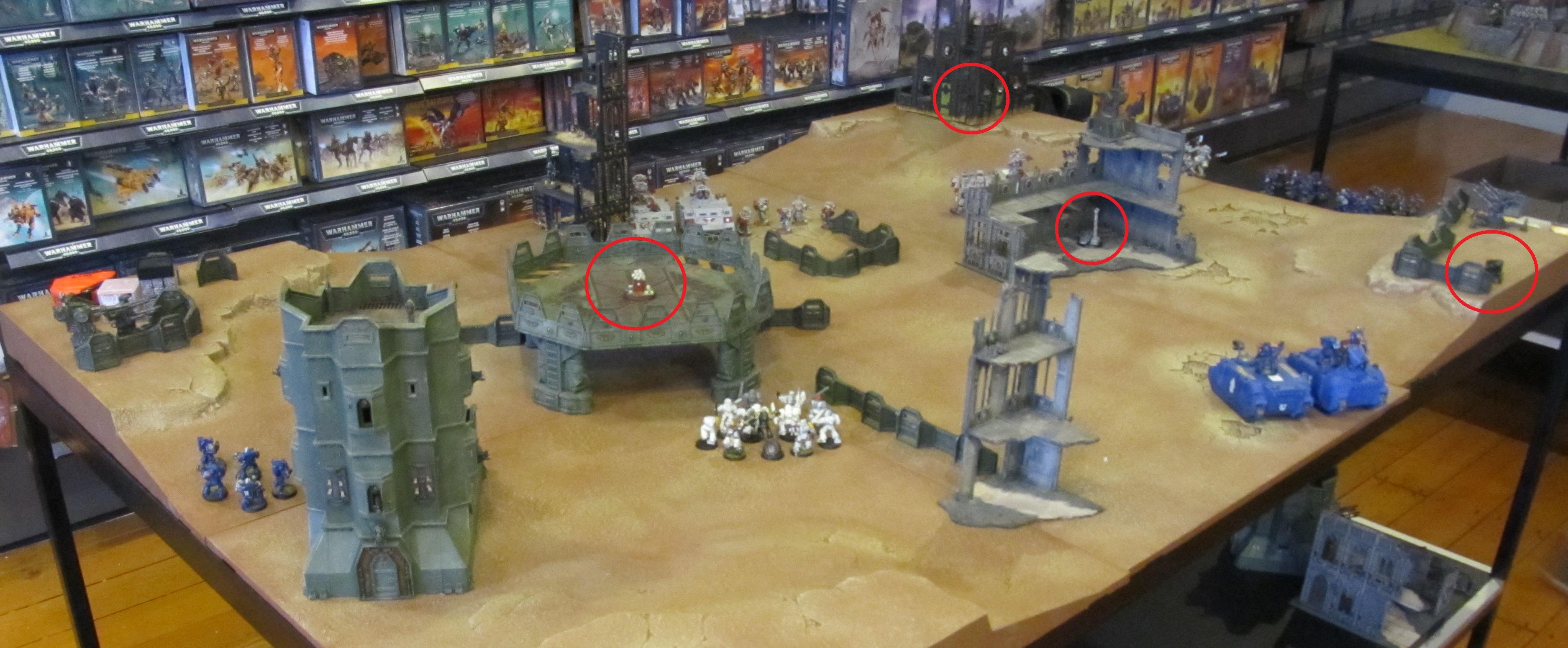 Deploy their left