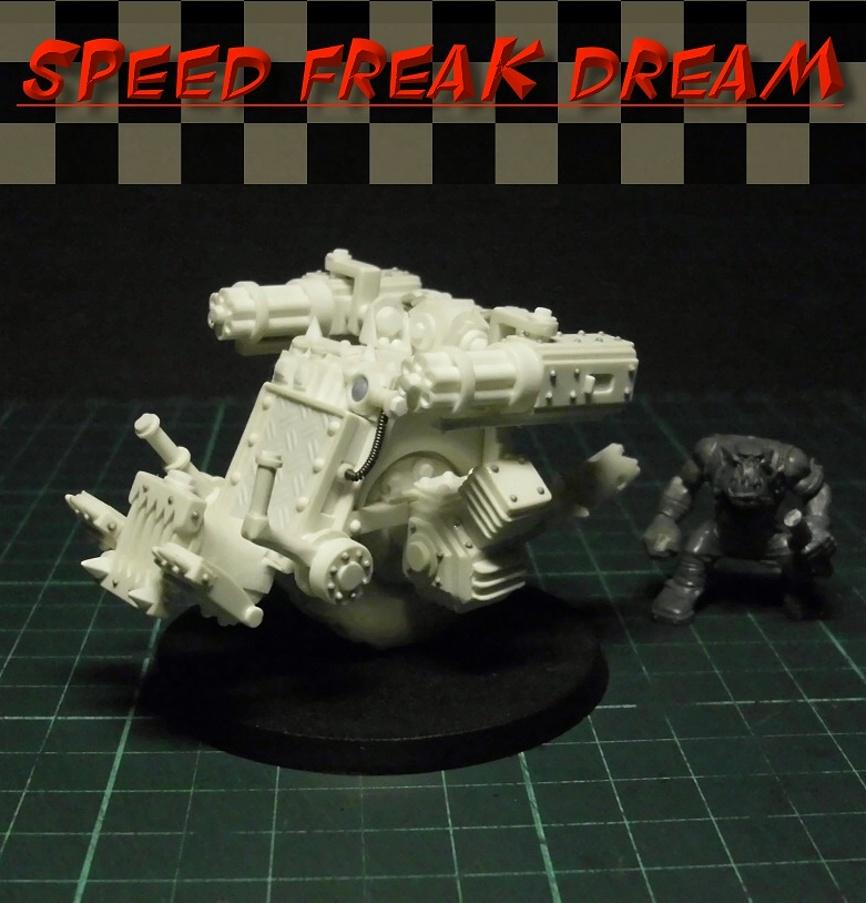 Conversion, Orks, Plasticard, Scratch Build, Warbike, Warhammer 40,000, Warhammer Fantasy