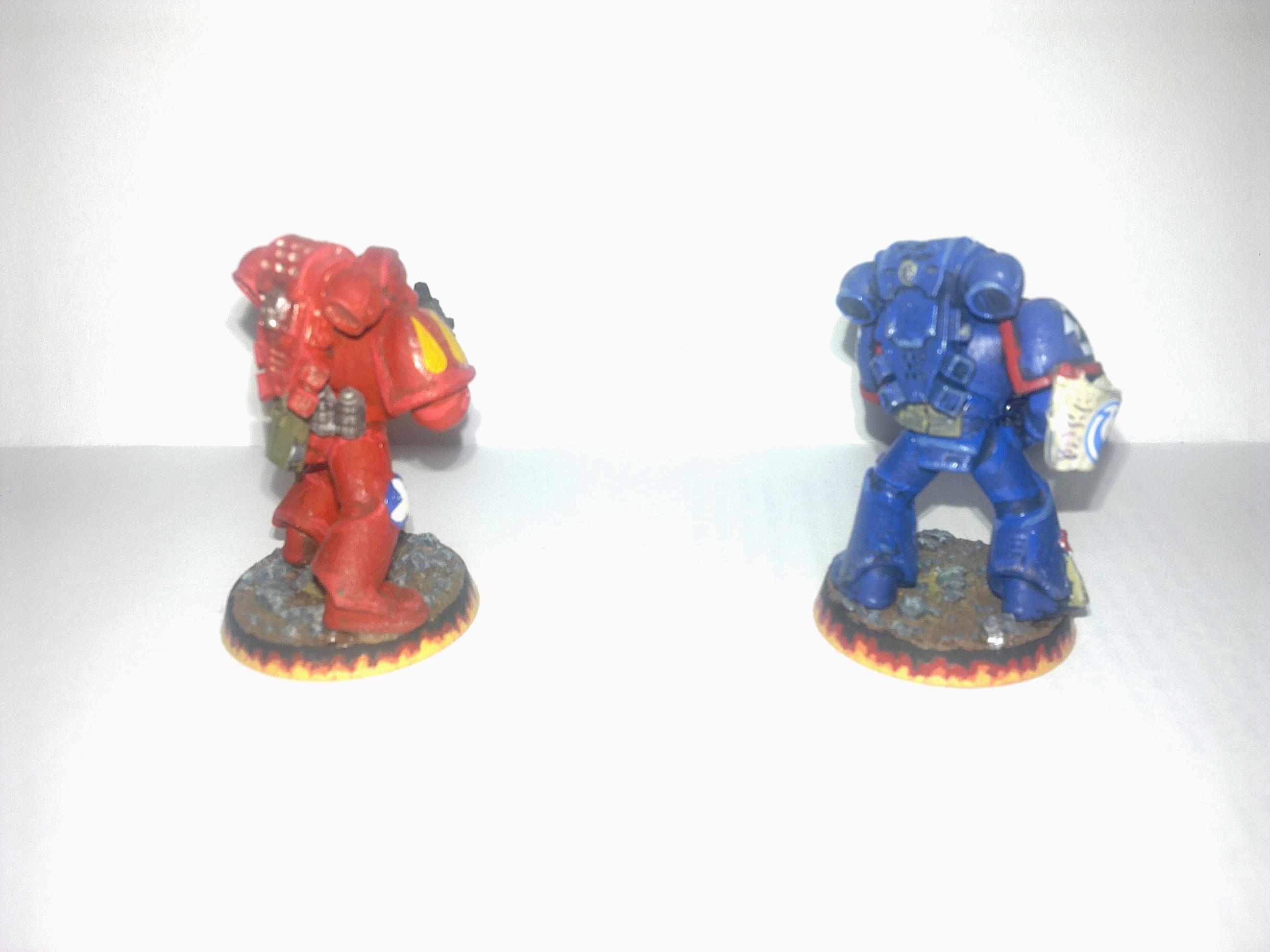 Blood Angels, Spacemarine, Tactical Squad, Ultramarines, Warhammer 40,000