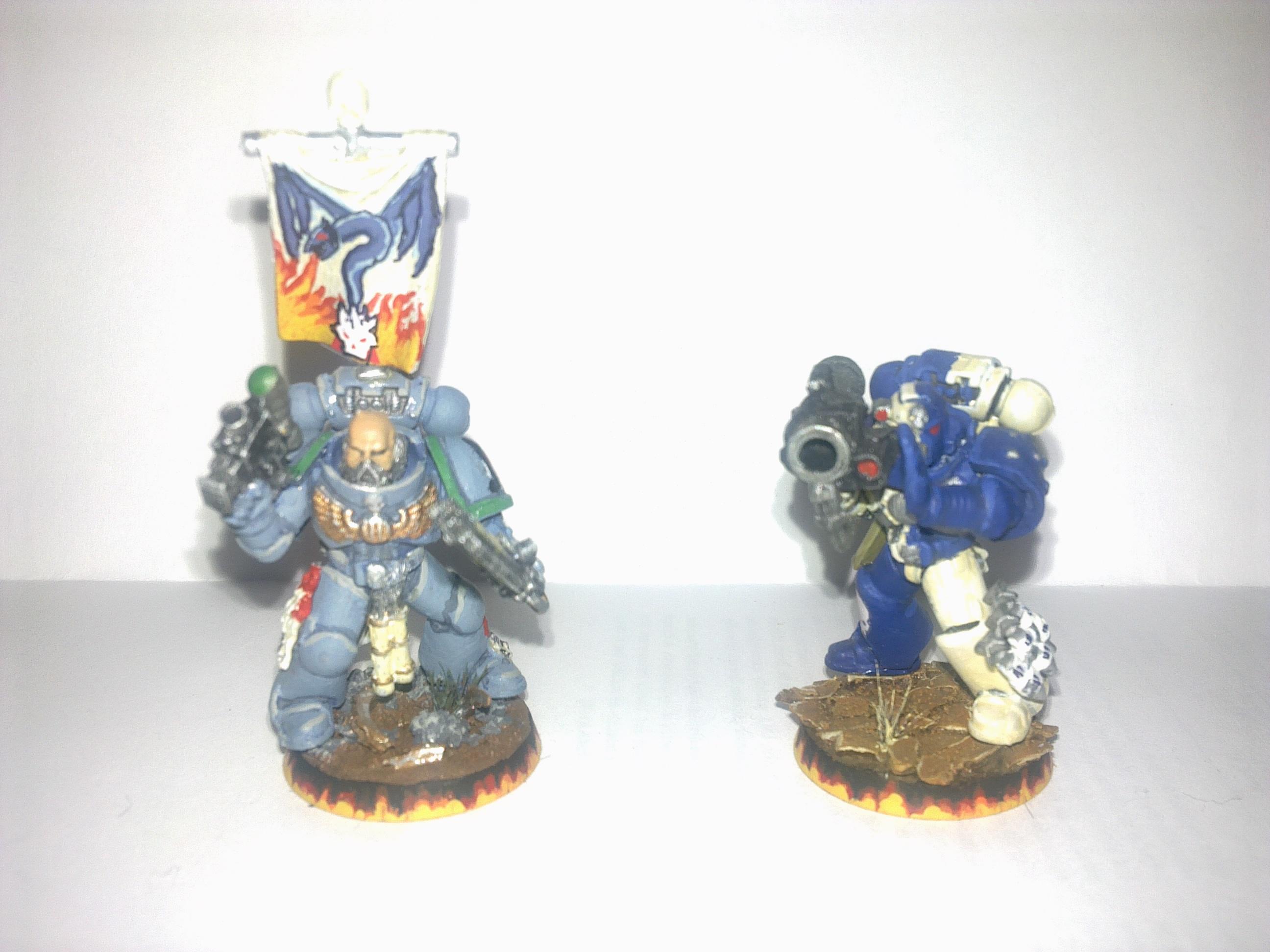 Brotherhood Of A Thousand, Chainaword And Bolt Pistol, Missile Launcher, Novamarine, Spacemarine, Warhammer 40,000