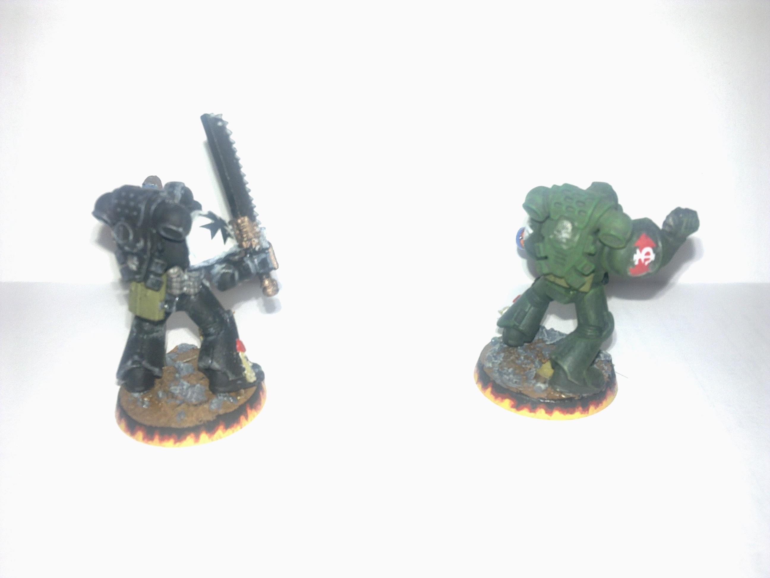 Black Templars, Chainsword, Dark Angels, Meltagun, Plasma Pistol, Spacemarine, Warhammer 40,000