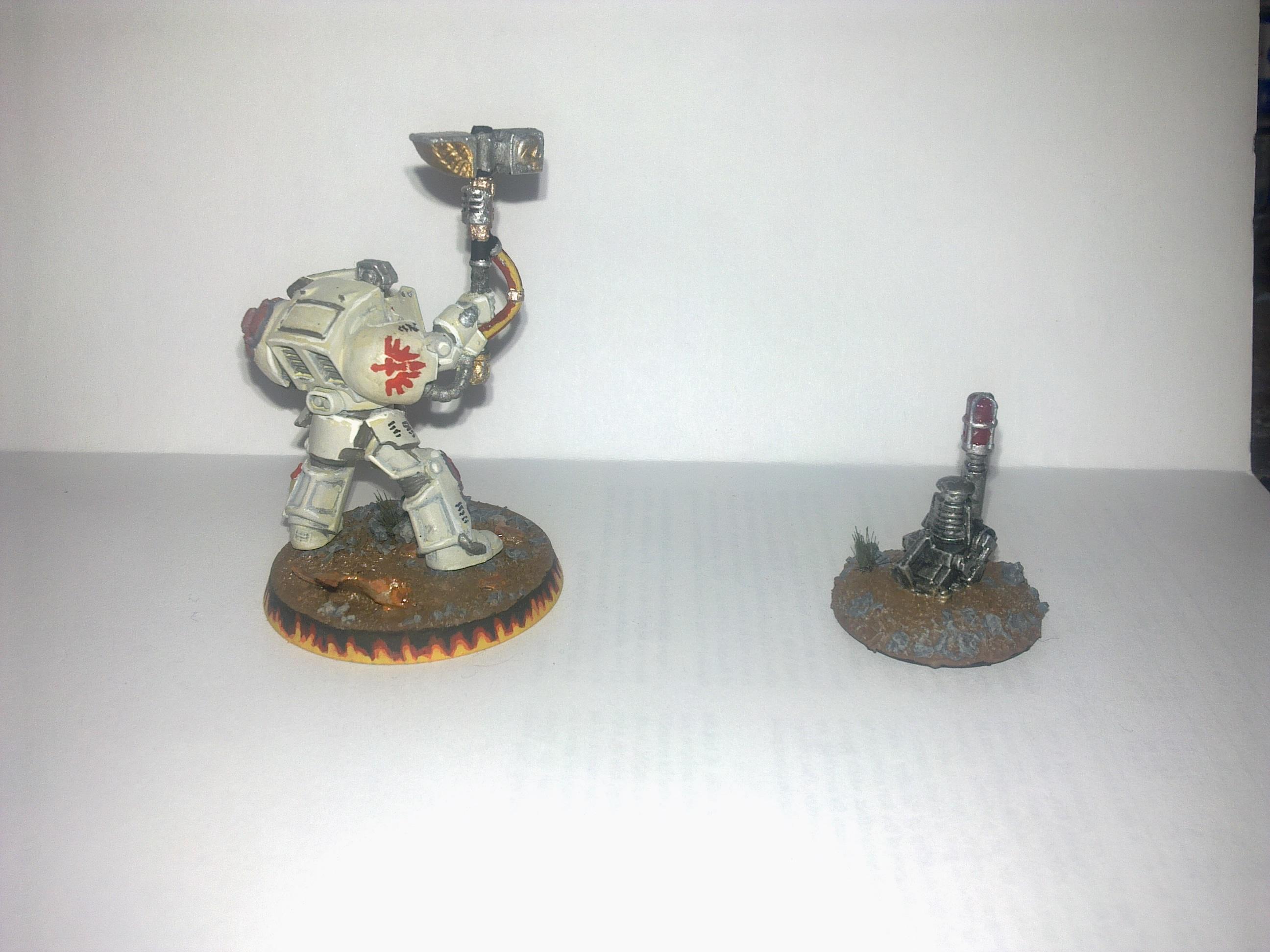 Dark Angels, Spacemarine, Teleport Homer, Terminator Armor, Thunder Hammer And Storm Shield, Warhammer 40,000
