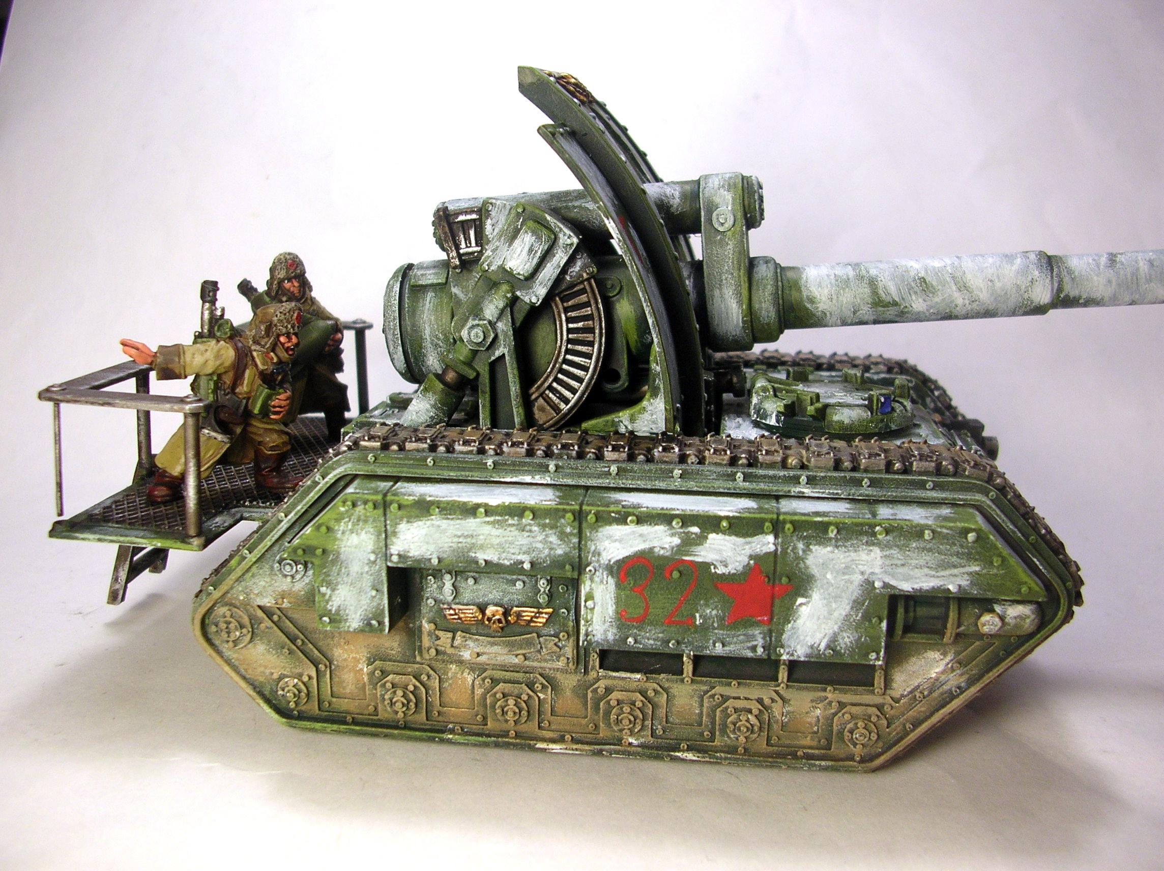 Artillery, Basilisk, Imperial Guard, Russians, Valhallans, Warhammer 40,000