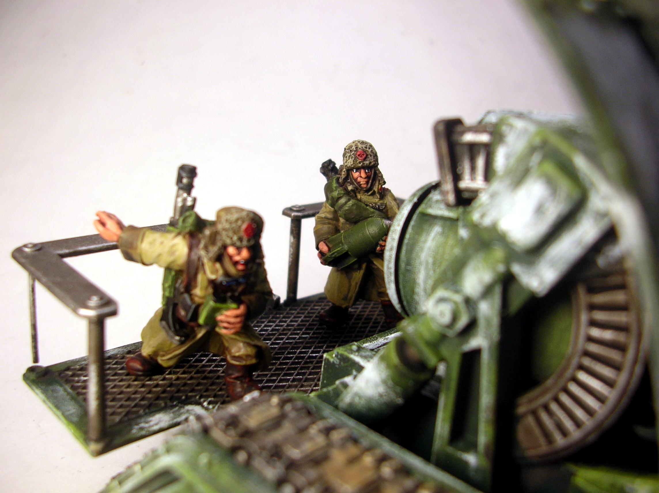 Artillery, Basilisk, Imperial Guard, Russians, Valhallans, Warhammer 40,000
