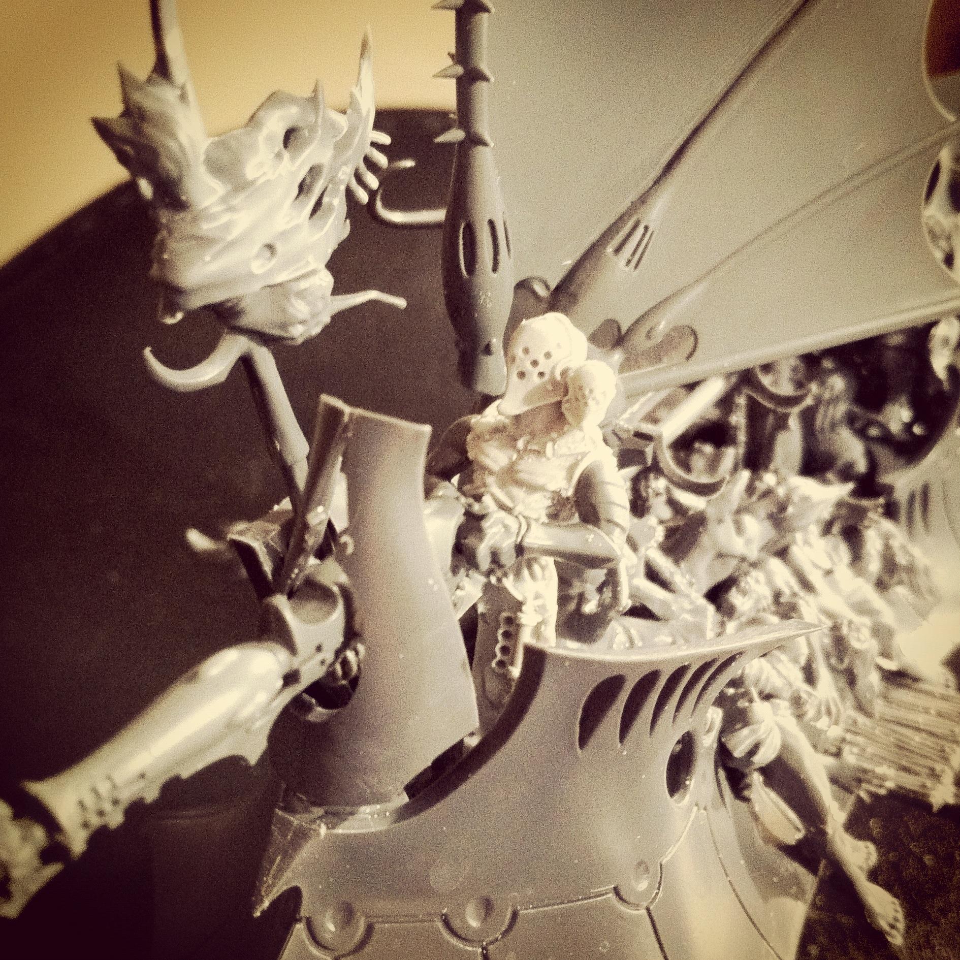 Conversion, Dark Eldar, Raider, Work In Progress