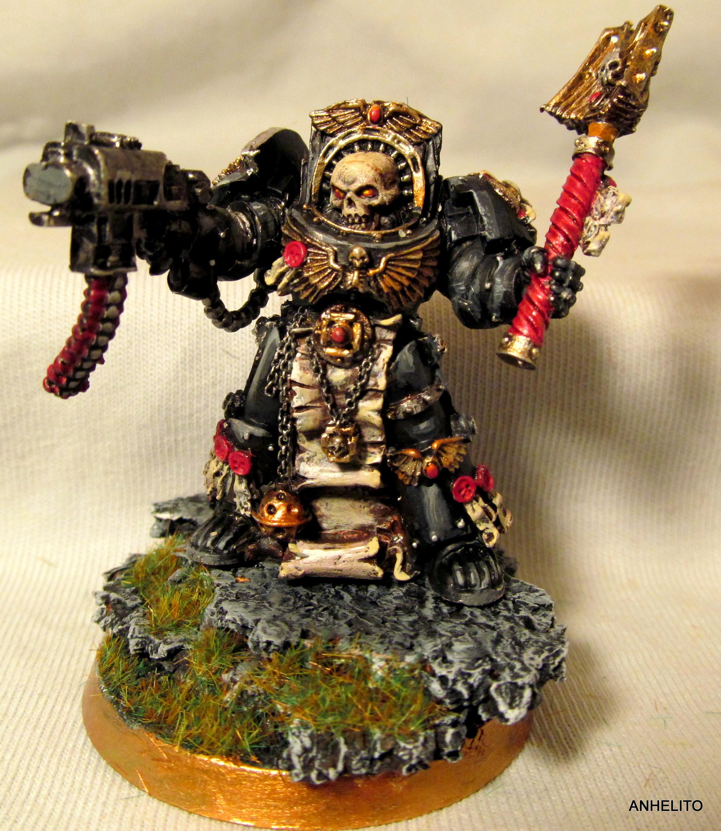 Chaplain, Space Marines, Terminator Armor, Warhammer 40,000