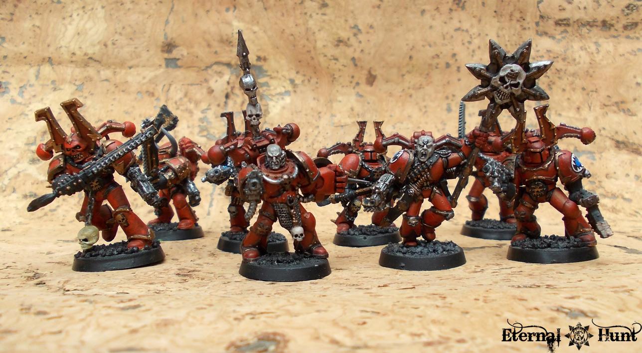 Berserkers, Chaos, Chaos Space Marines, Khorne, Warhammer 40,000, World Eaters