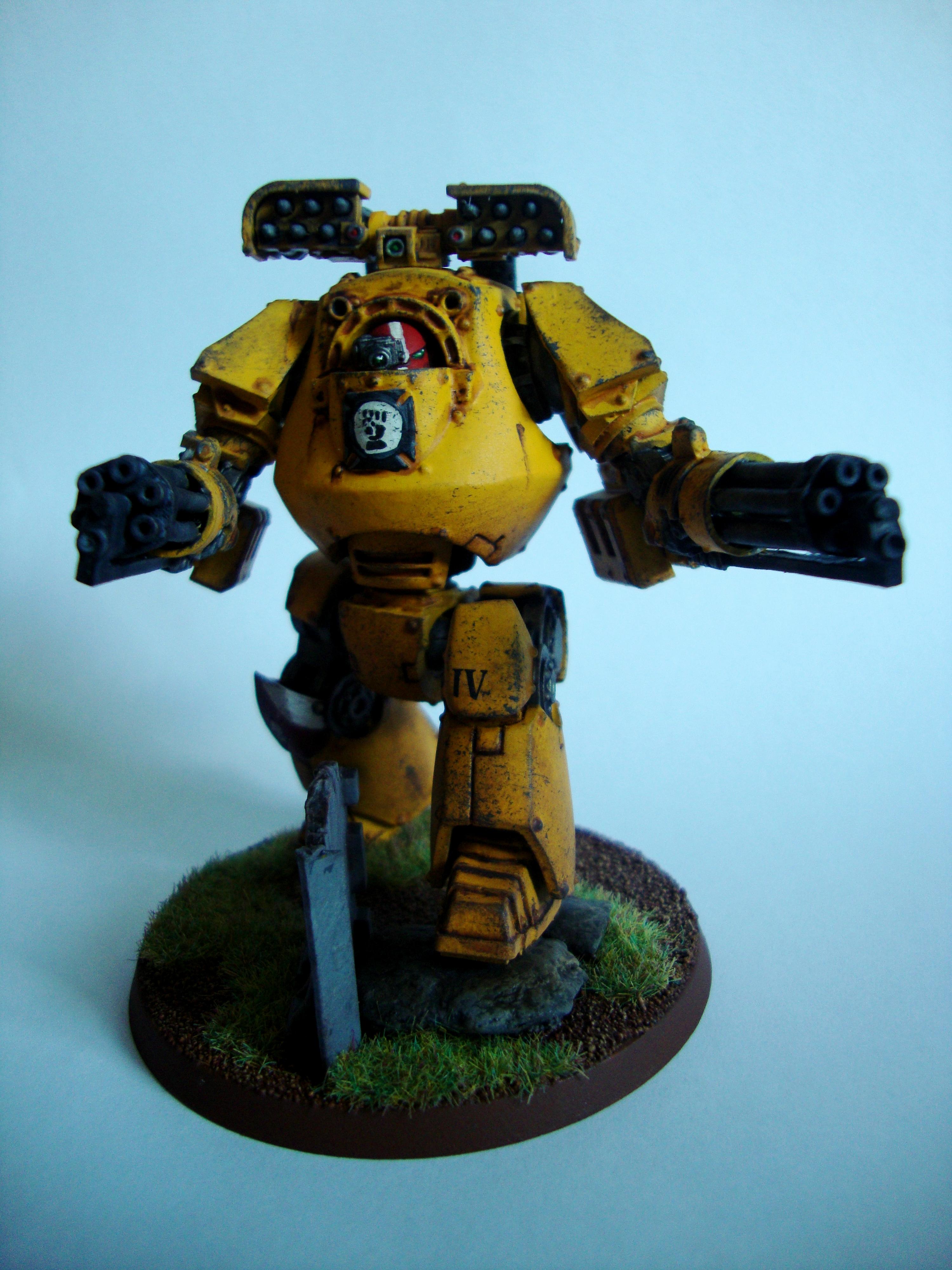 Airbrush, Contemptor, Dreadnought, Heresy, Imperial Fists, Mortis, Space Marines