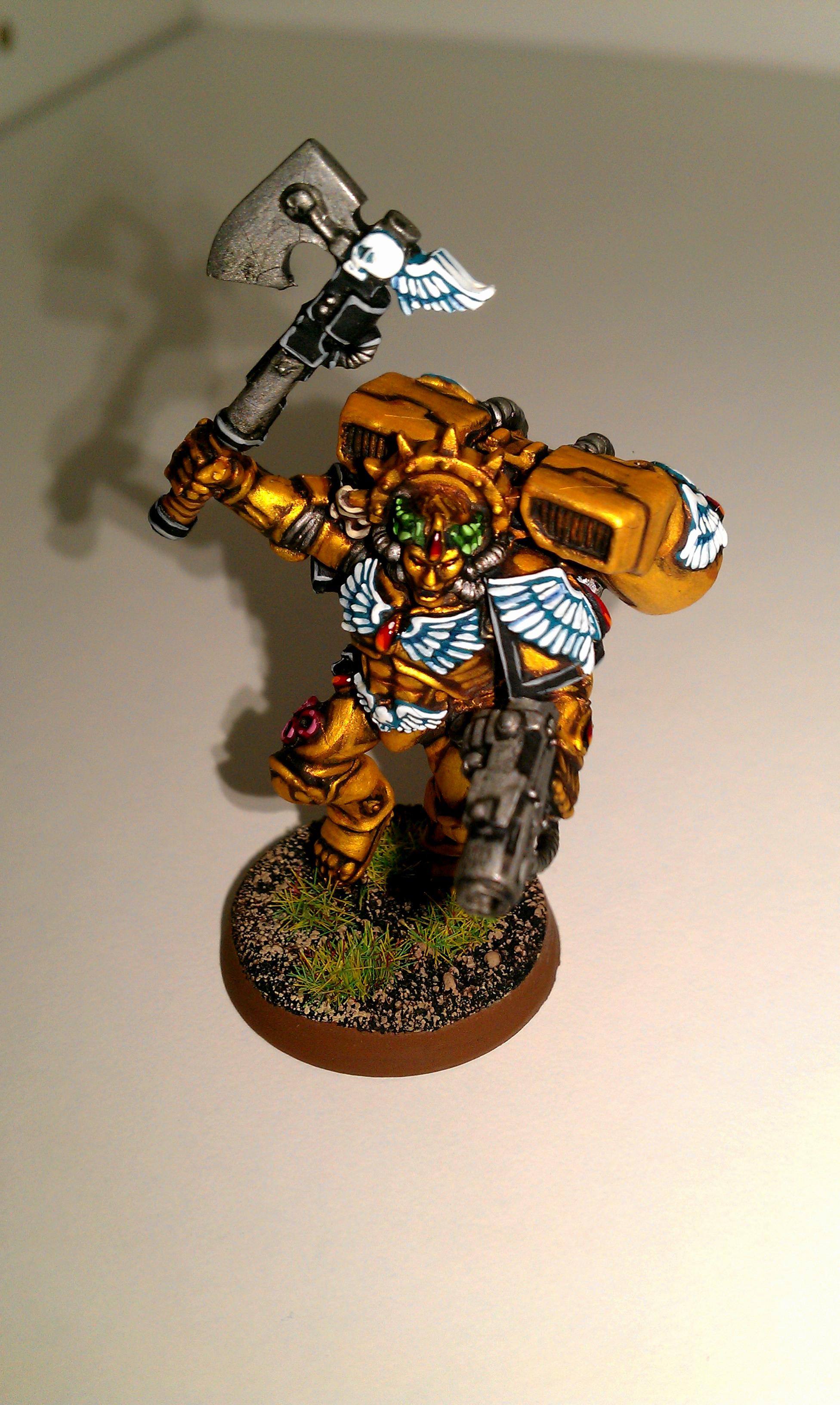 Blood Angels, Dante, Gold, Golden, Space Marines