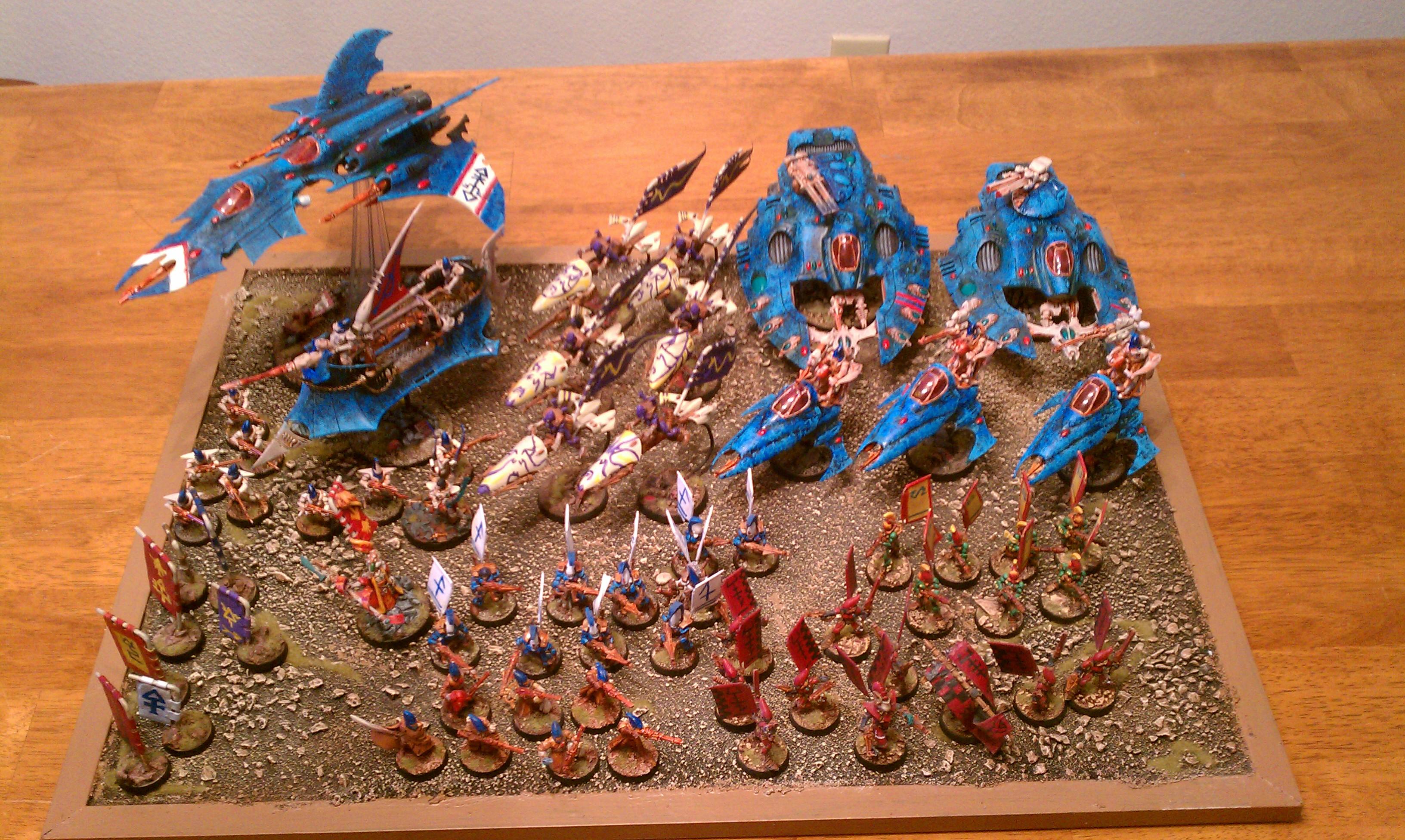 Army, Conversion, Eldar, Grav Tanks, Jet Bikes