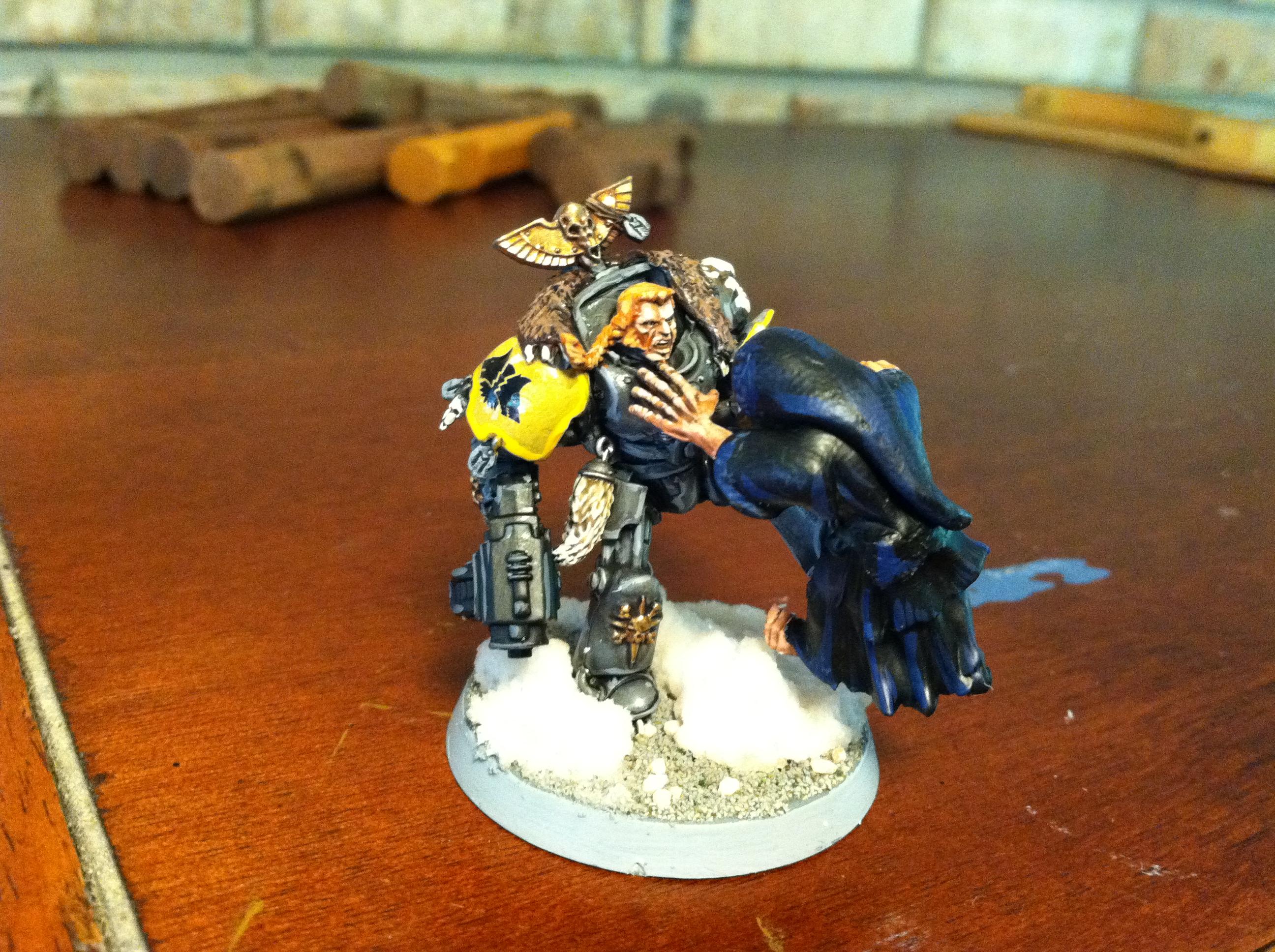 Space Wolves, Terminator Armor, Warhammer 40,000, Wolfguard