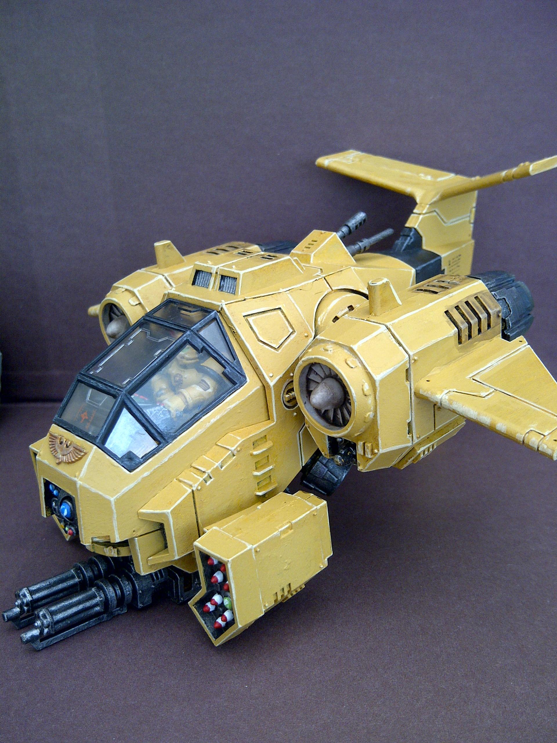 Aircraft, Imperial Fists, Space Marine Storm Talon, Storm Talon