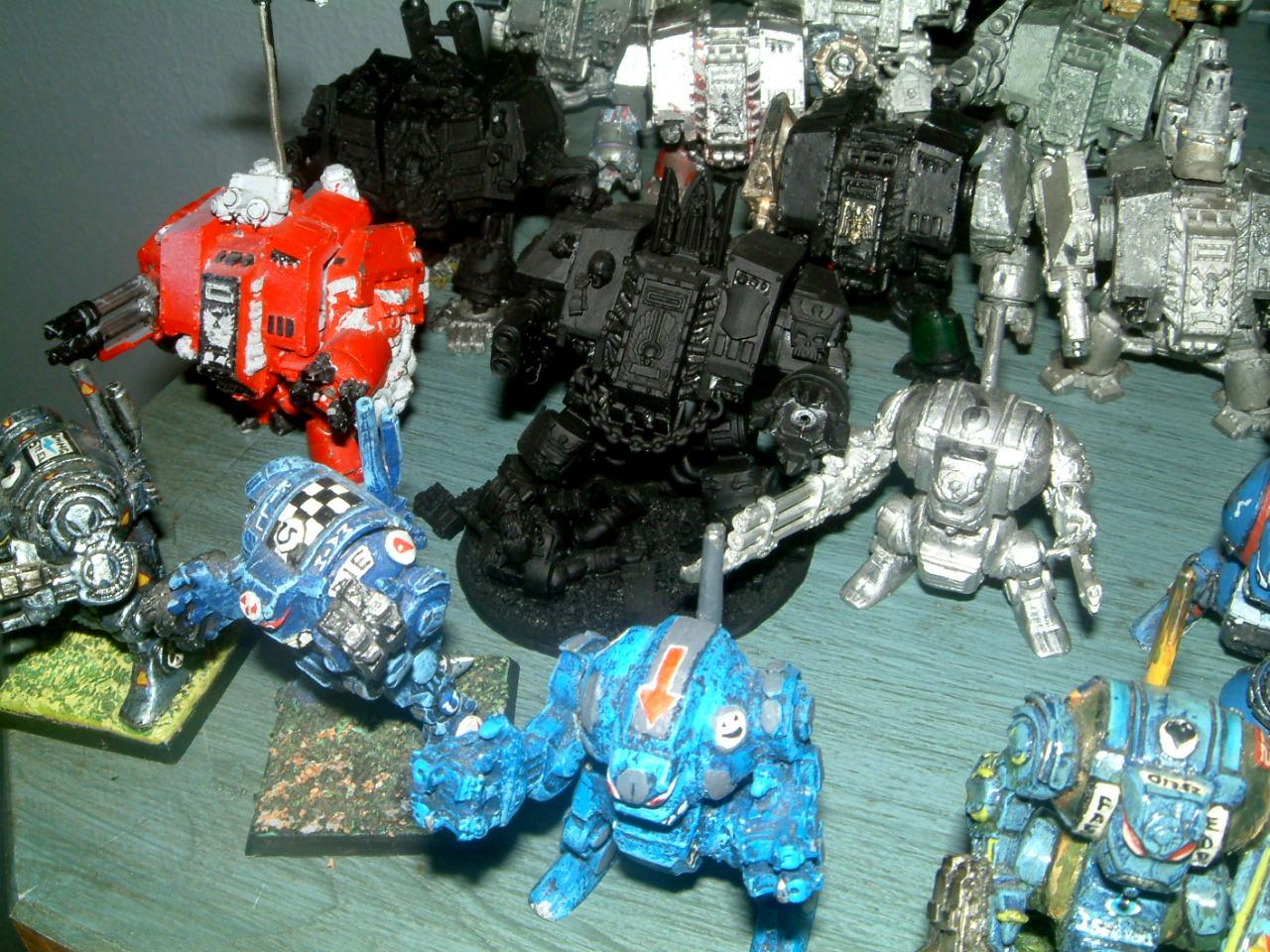 Chaos, Chaos Space Marines, Conversion, Dead, Dreadnought, Hellbrute, Painted, Scratch, Scratch Build, Senes Antiqua, Senex, Space Marines