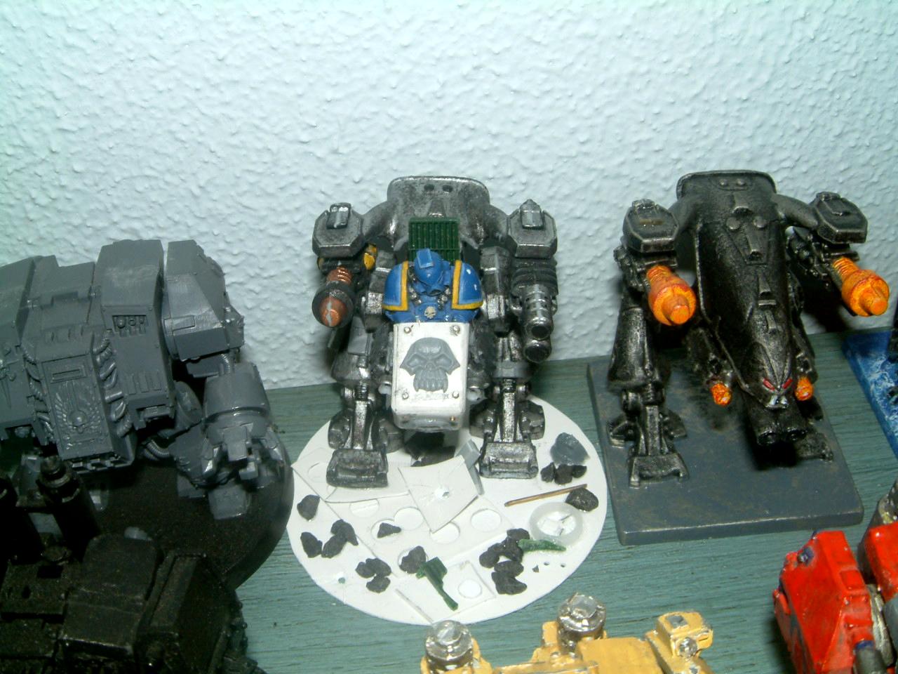 Chaos, Chaos Space Marines, Conversion, Dead, Dreadnought, Hellbrute, Painted, Scratch, Scratch Build, Senes Antiqua, Senex, Space Marines