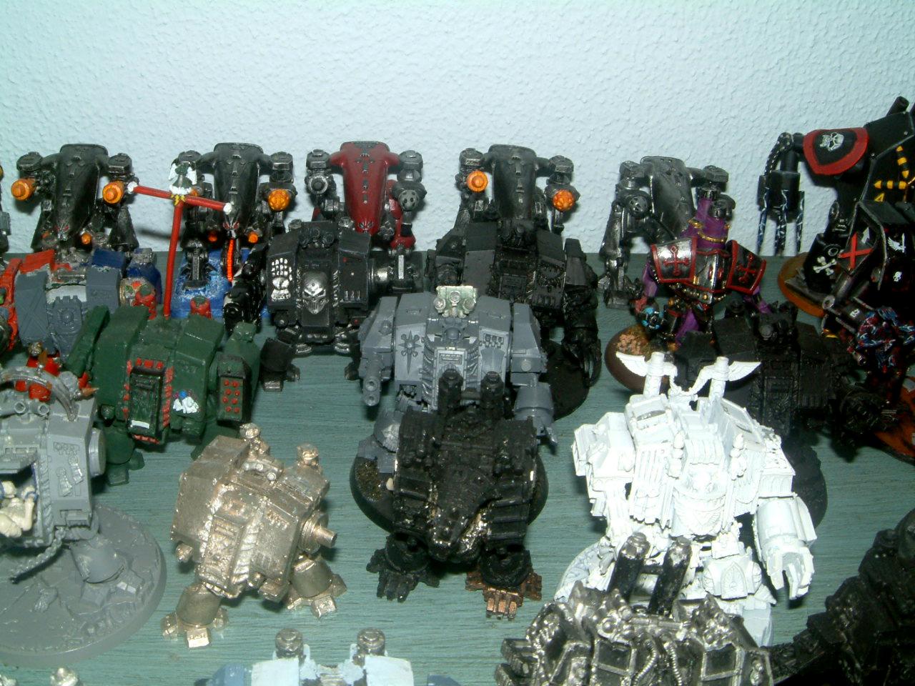Chaos, Chaos Space Marines, Conversion, Dead, Dreadnought, Hellbrute, Painted, Scratch, Scratch Build, Senes Antiqua, Senex, Space Marines