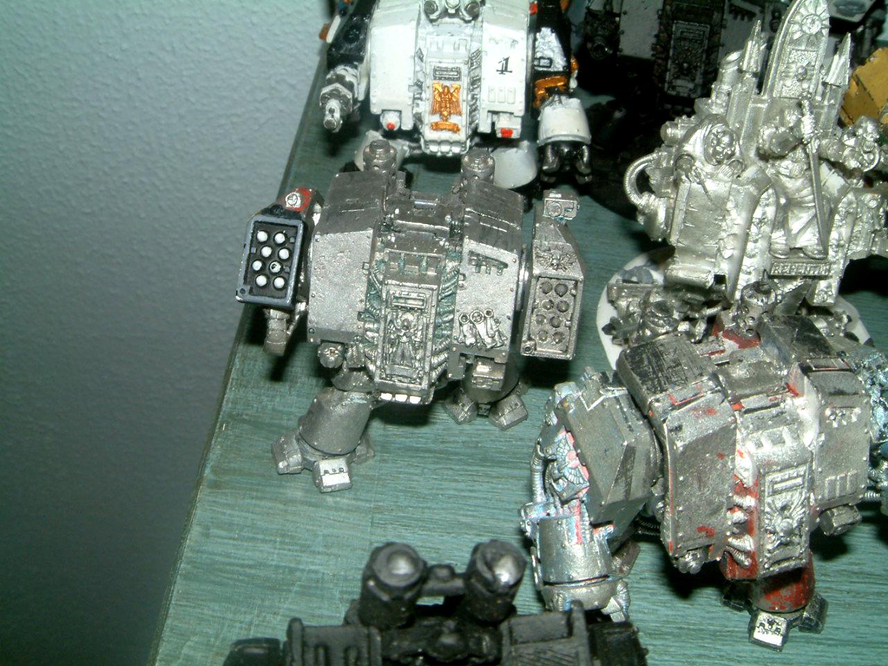 Chaos, Chaos Space Marines, Conversion, Dead, Dreadnought, Hellbrute, Painted, Scratch, Scratch Build, Senes Antiqua, Senex, Space Marines