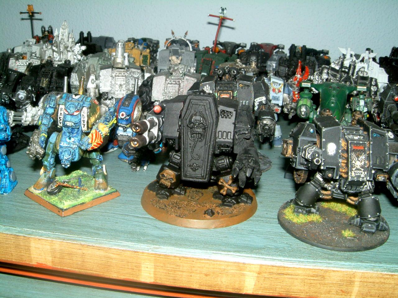 Chaos, Chaos Space Marines, Conversion, Dead, Dreadnought, Hellbrute, Painted, Scratch, Scratch Build, Senes Antiqua, Senex, Space Marines
