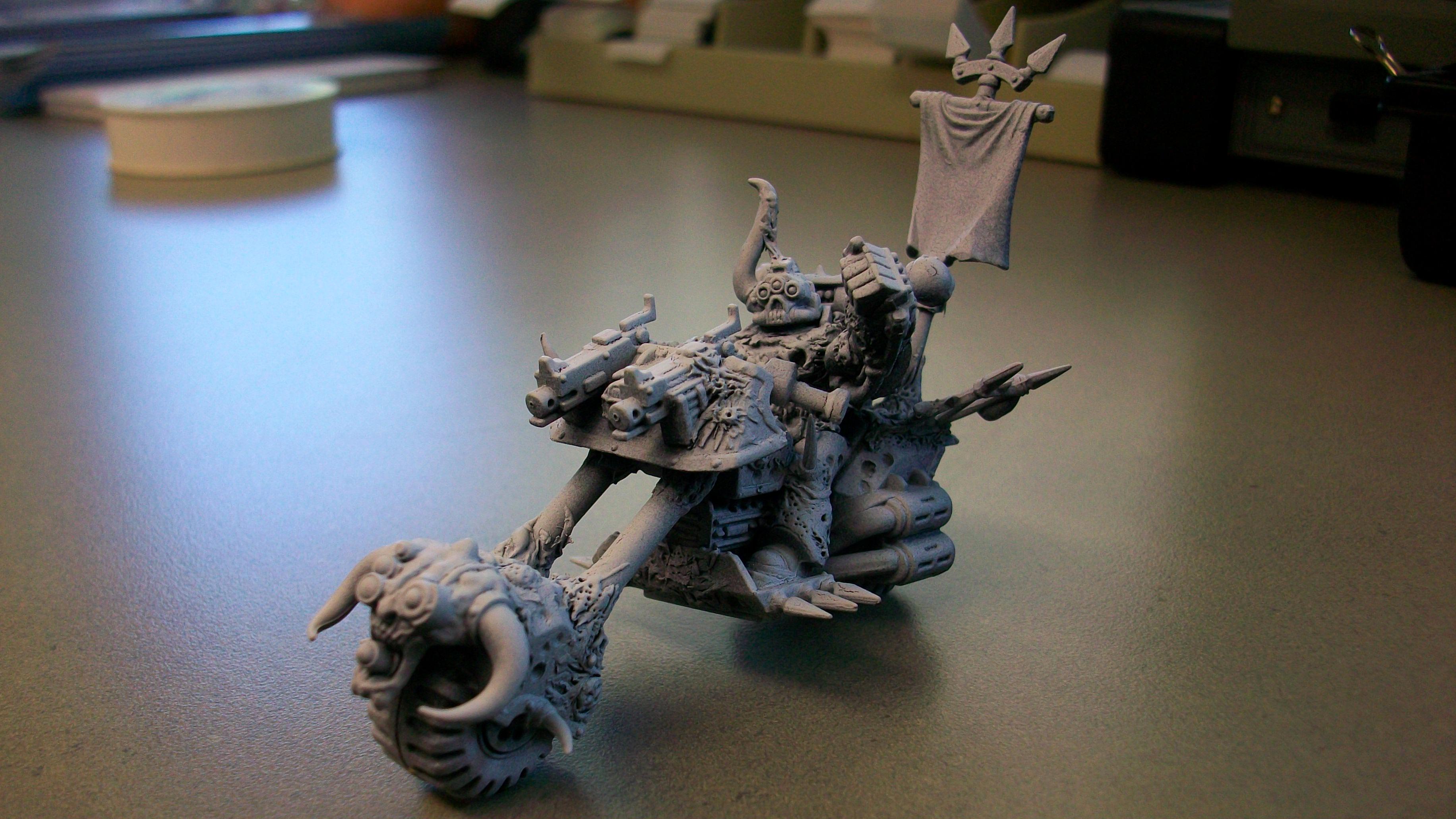 Banner, Bike, Champion, Chaos, Comversion, Custom, Extension, Flamer, Greenstuff, Icon Bearer, Meltagun, Nurgle, Power Fist, Scout Bike, Scouts, Space Marines, Work In Progress