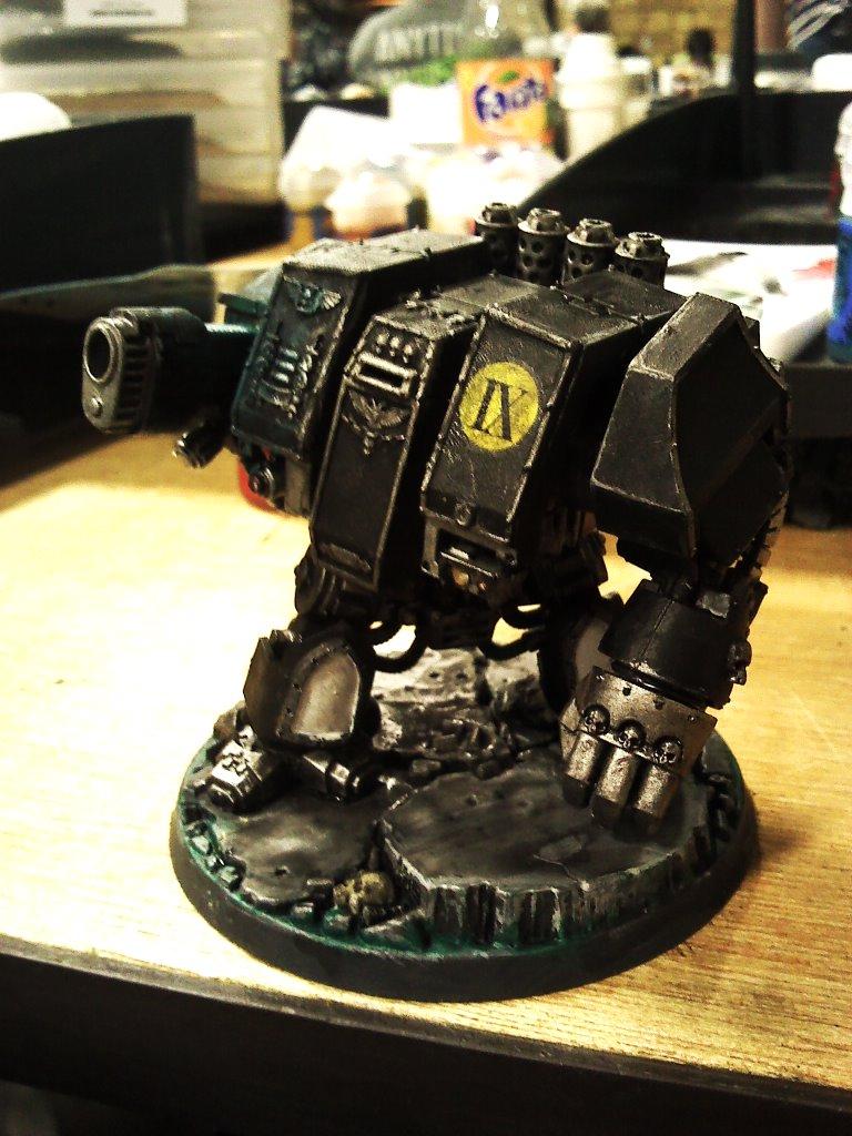 Dreadnought, Iron Hands, Space Marines, Warhammer 40,000