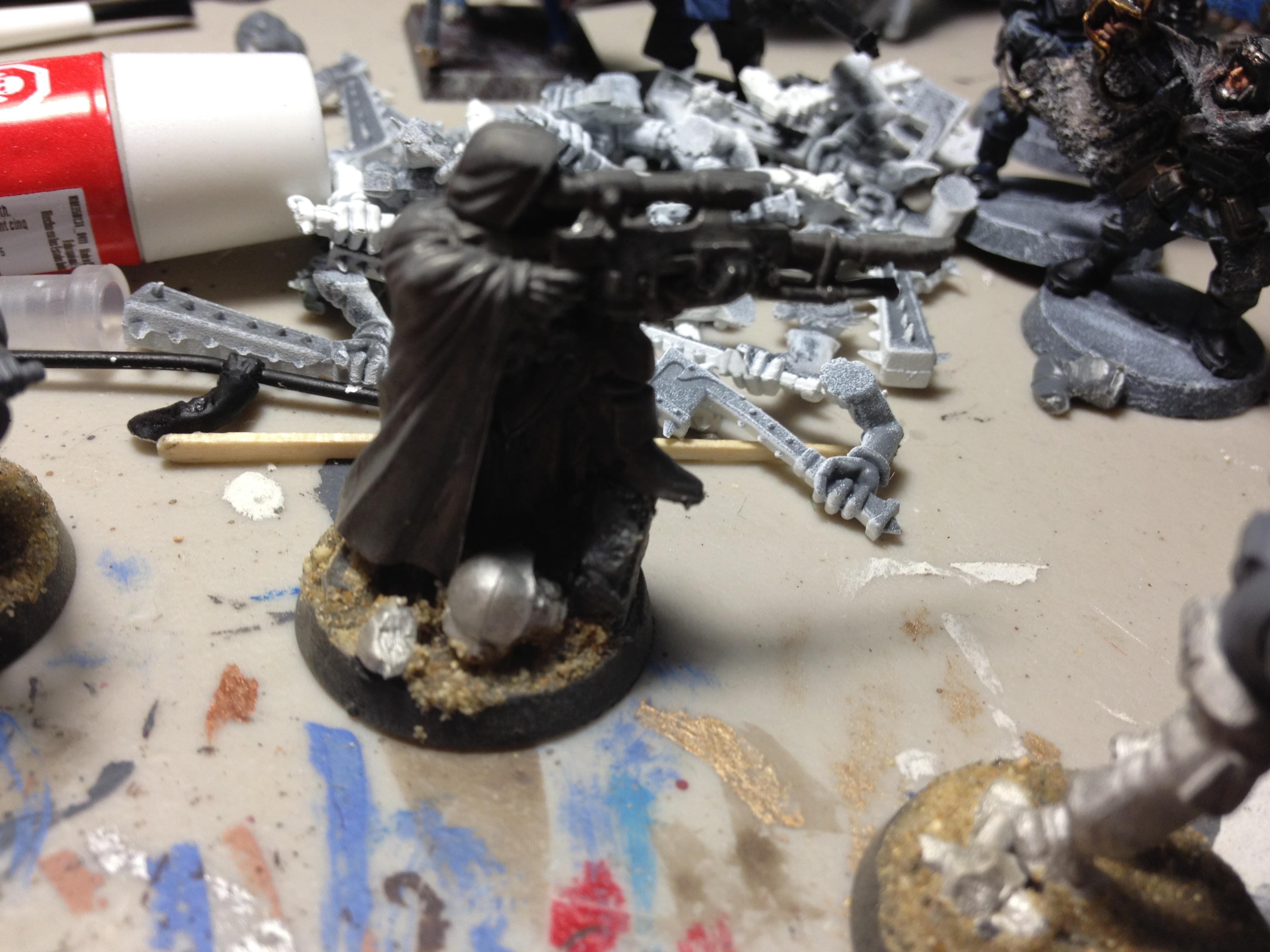 (WIP) Sniper with his helmet lying on the ground at his feet