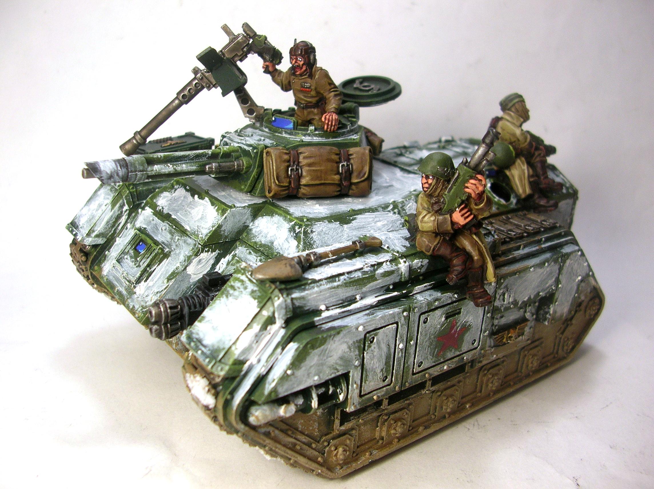 Chimera, Imperial Guard, Russians, Valhallans, Warhammer 40,000, Winter