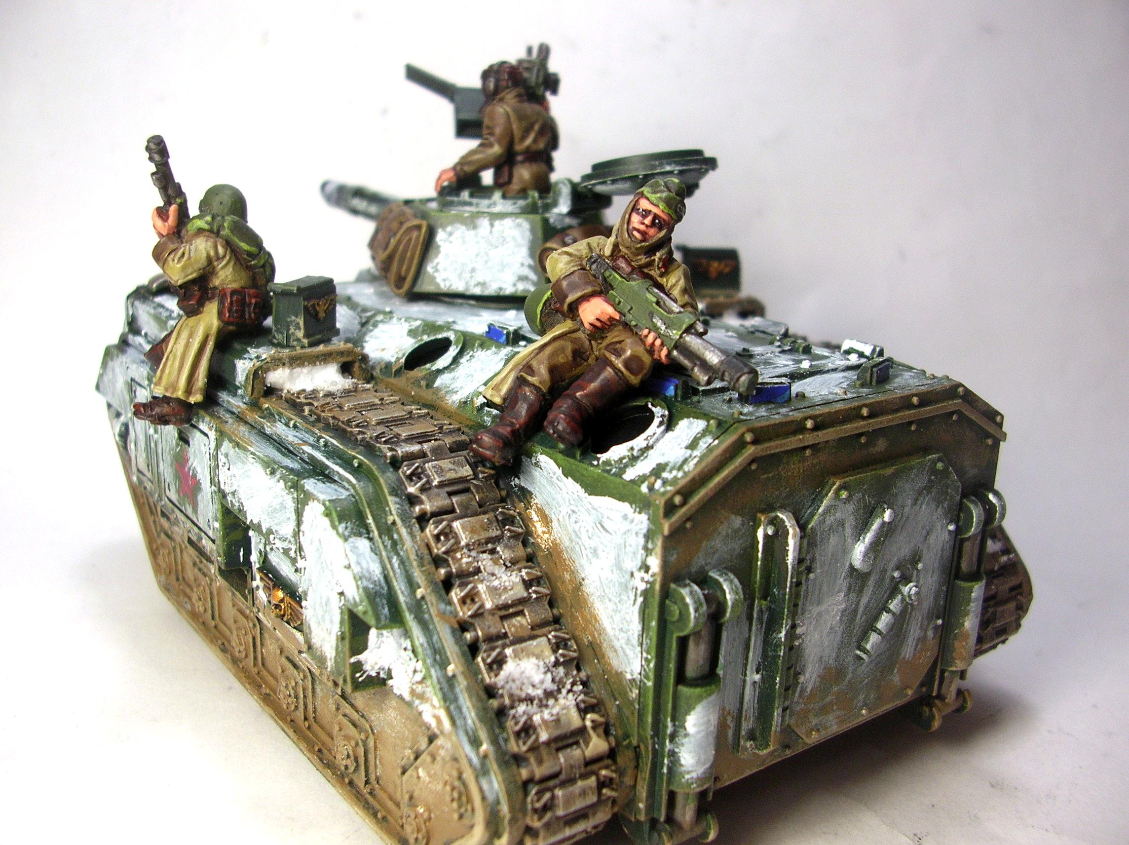 Chimera, Imperial Guard, Russians, Valhallans, Warhammer 40,000, Winter