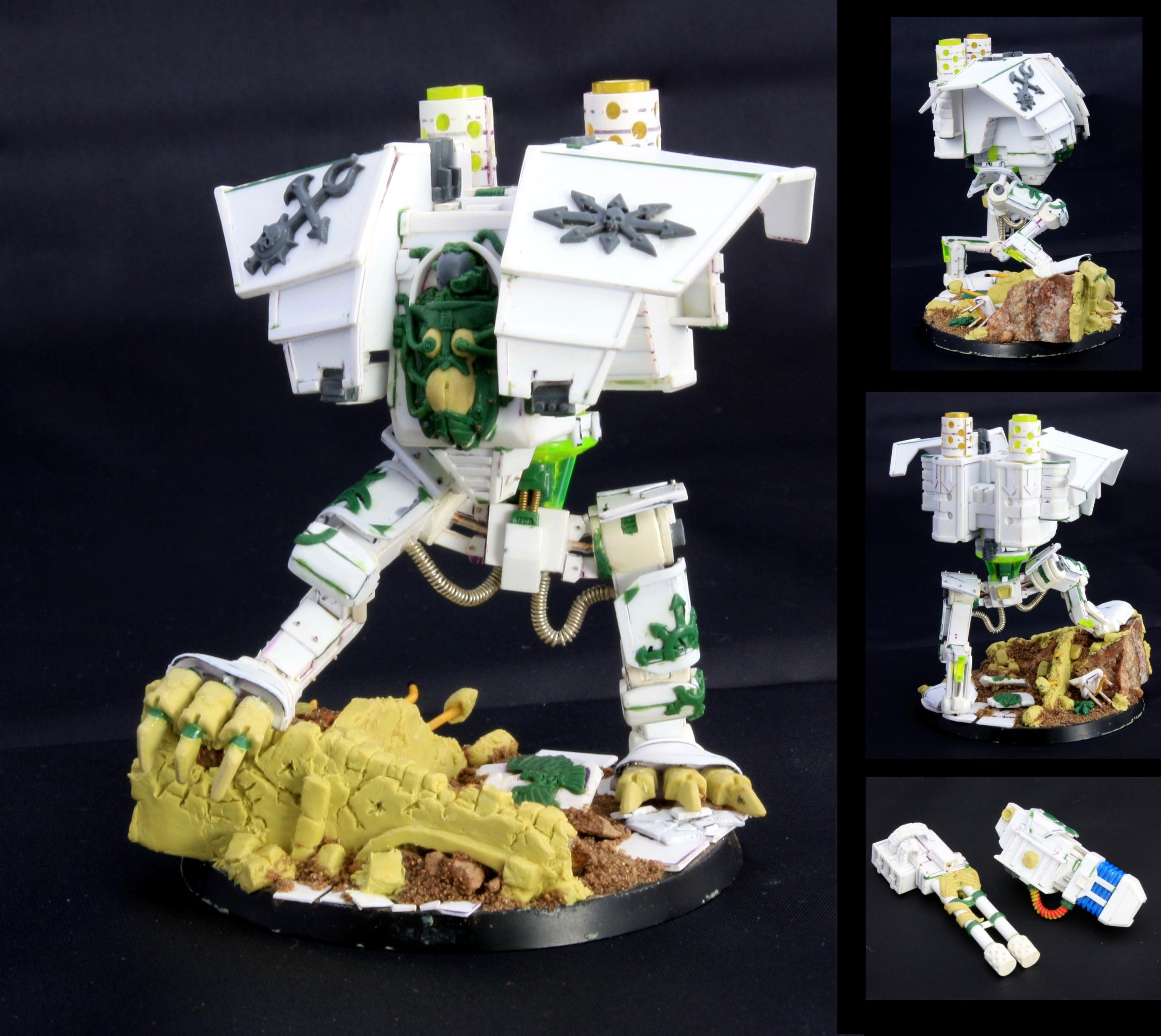 Chaos, Chaos Space Marines, Dreadnought, Scratch Build, Slaanesh, Warhammer 40,000