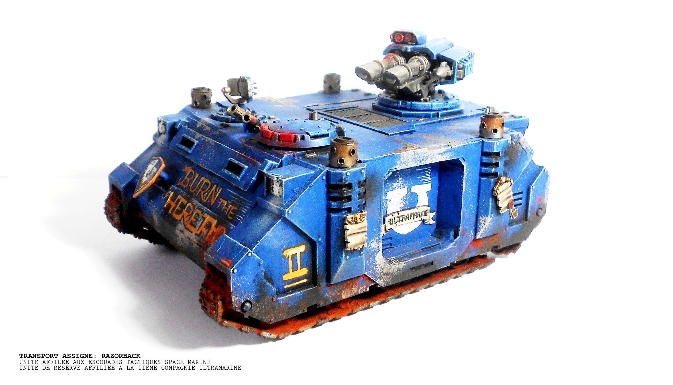 Rhino, Space Marines, Ultramarines