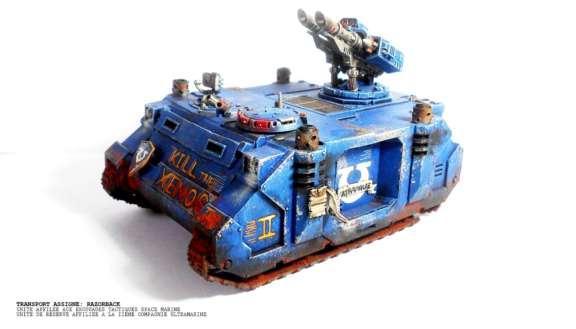 Razorback, Space Marines, Tank, Ultramarines